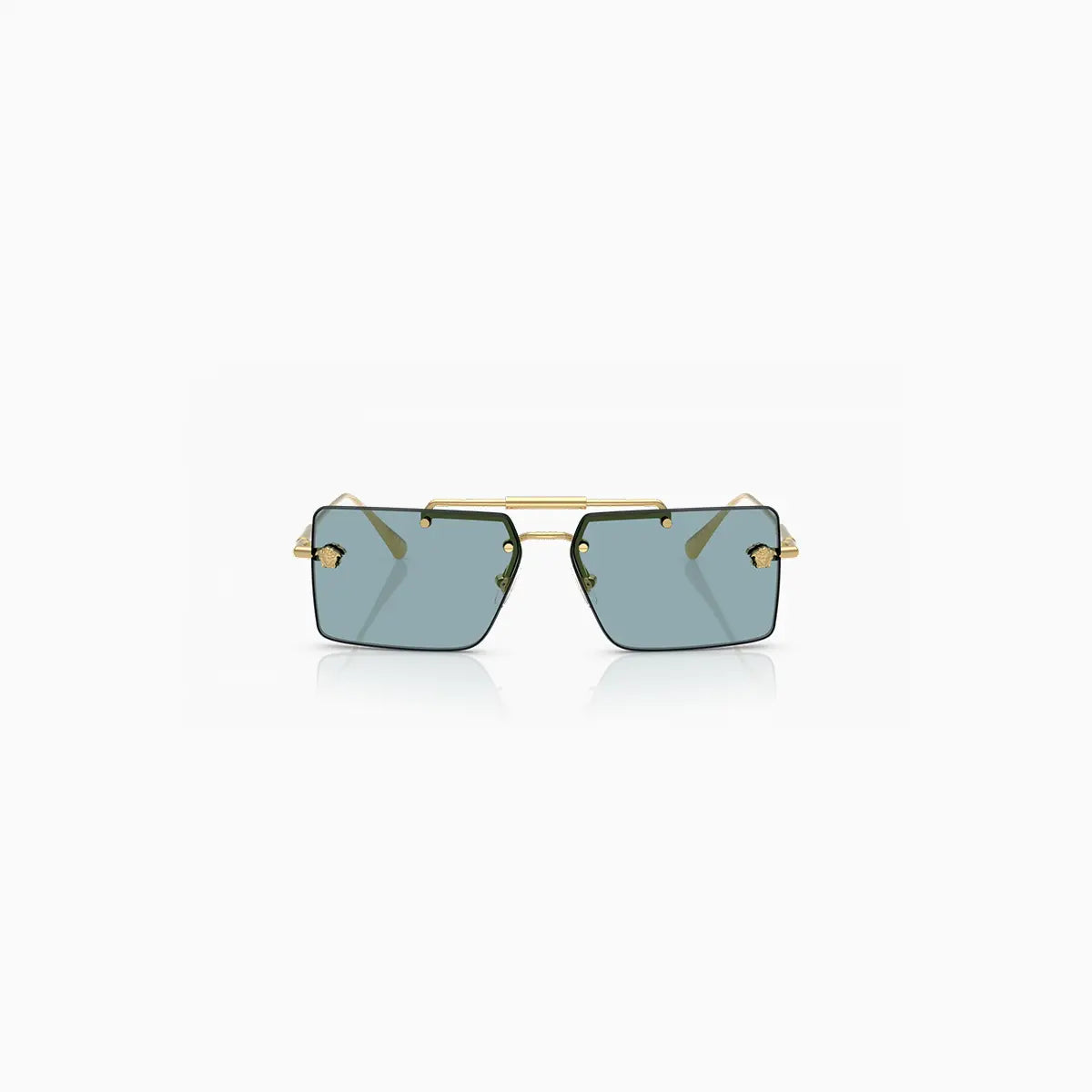 Men's Versace Gold Blue Sunglasses