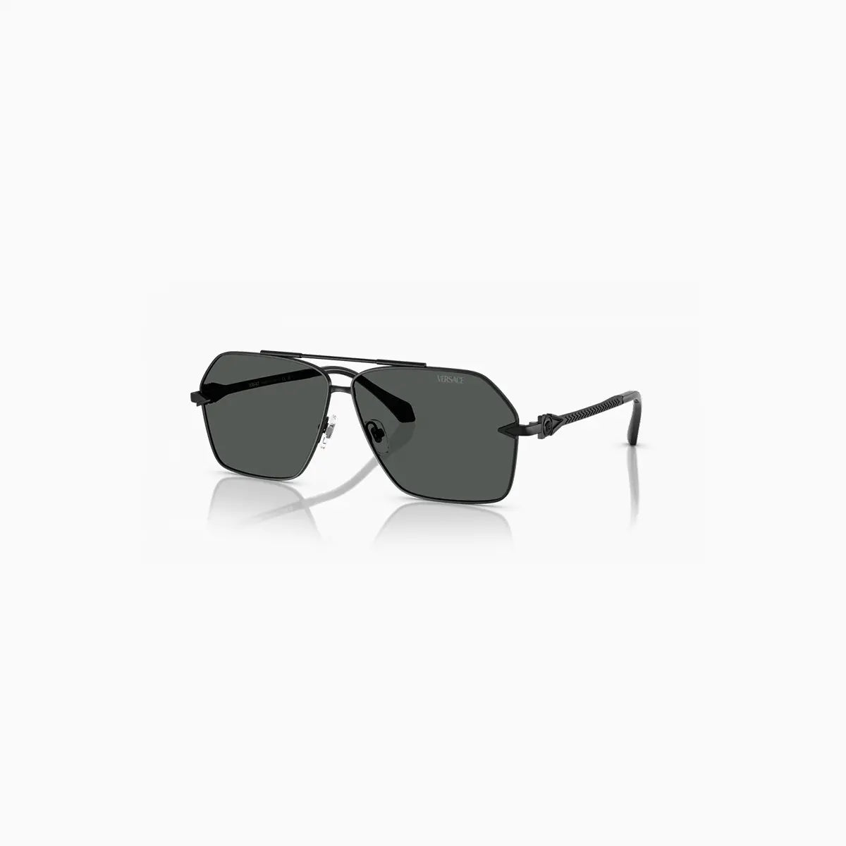 Men's Versace Metal Black Sunglasses Versace - Tops and Bottoms USA