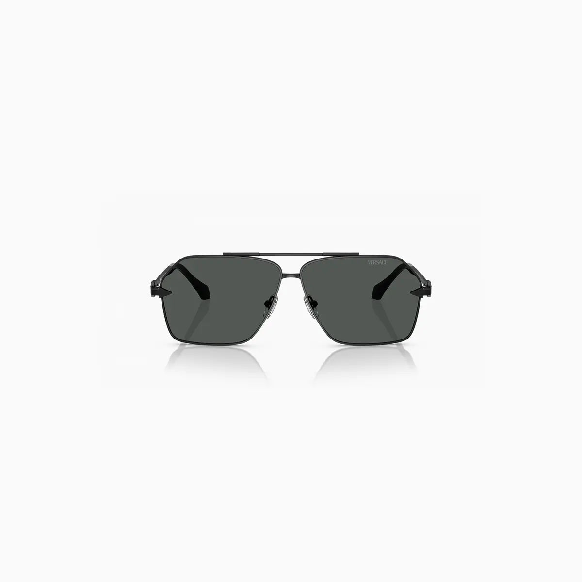 Men's Versace Metal Black Sunglasses