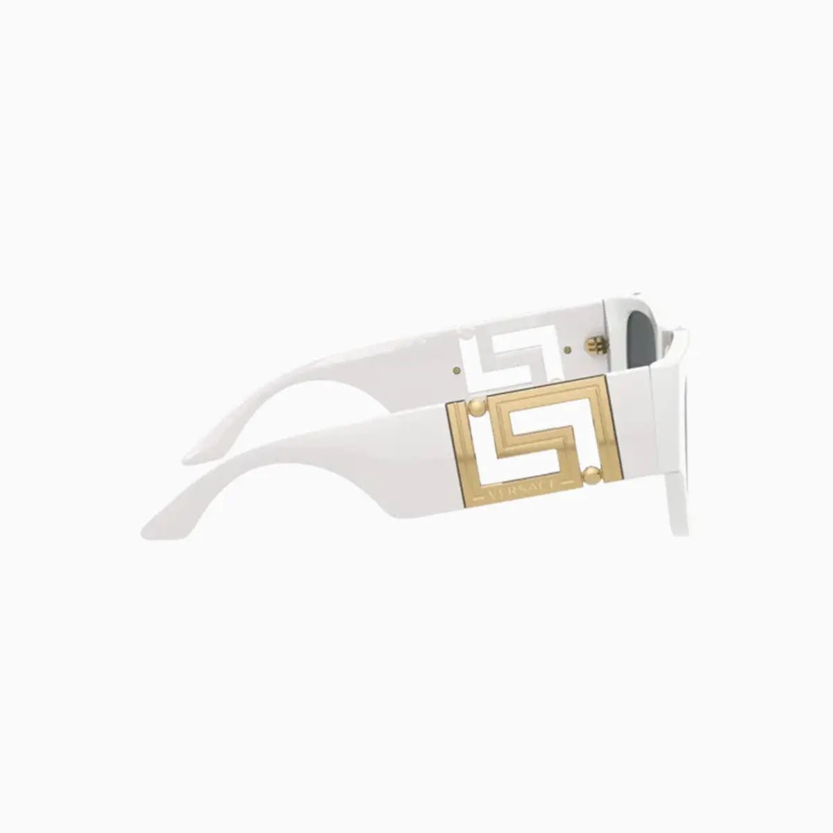 Men's Versace White Dark Grey Sunglasses Versace - Tops and Bottoms USA