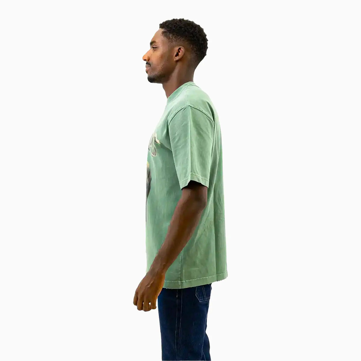 Men's Bull Dog Crew Neck T-Shirt Meras - Tops and Bottoms USA
