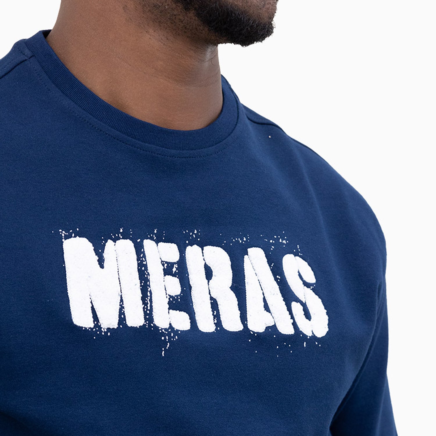 meras-mens-classic-logo-crew-neck-sweatshirt-mc2307-navy