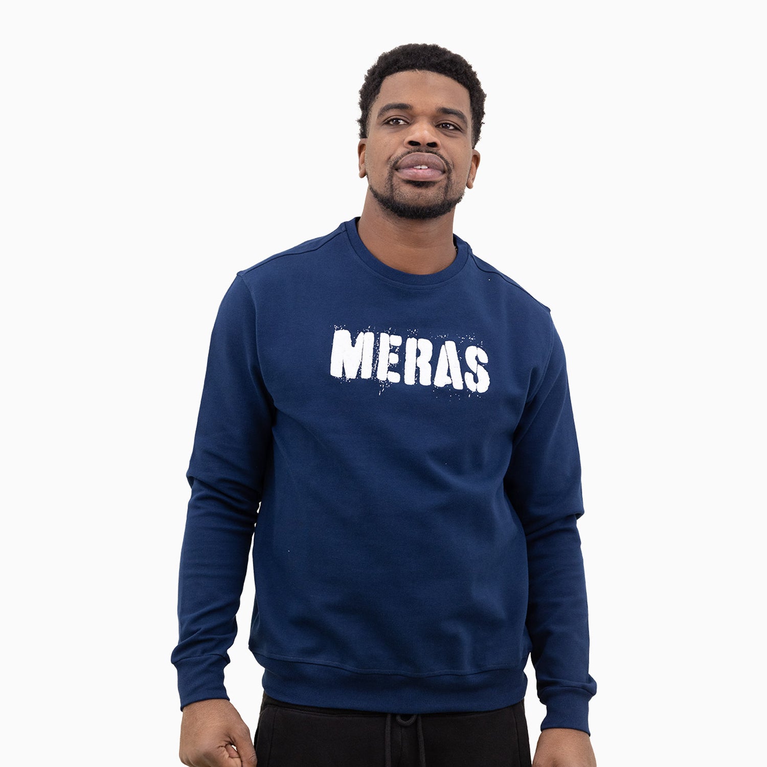 meras-mens-classic-logo-crew-neck-sweatshirt-mc2307-navy
