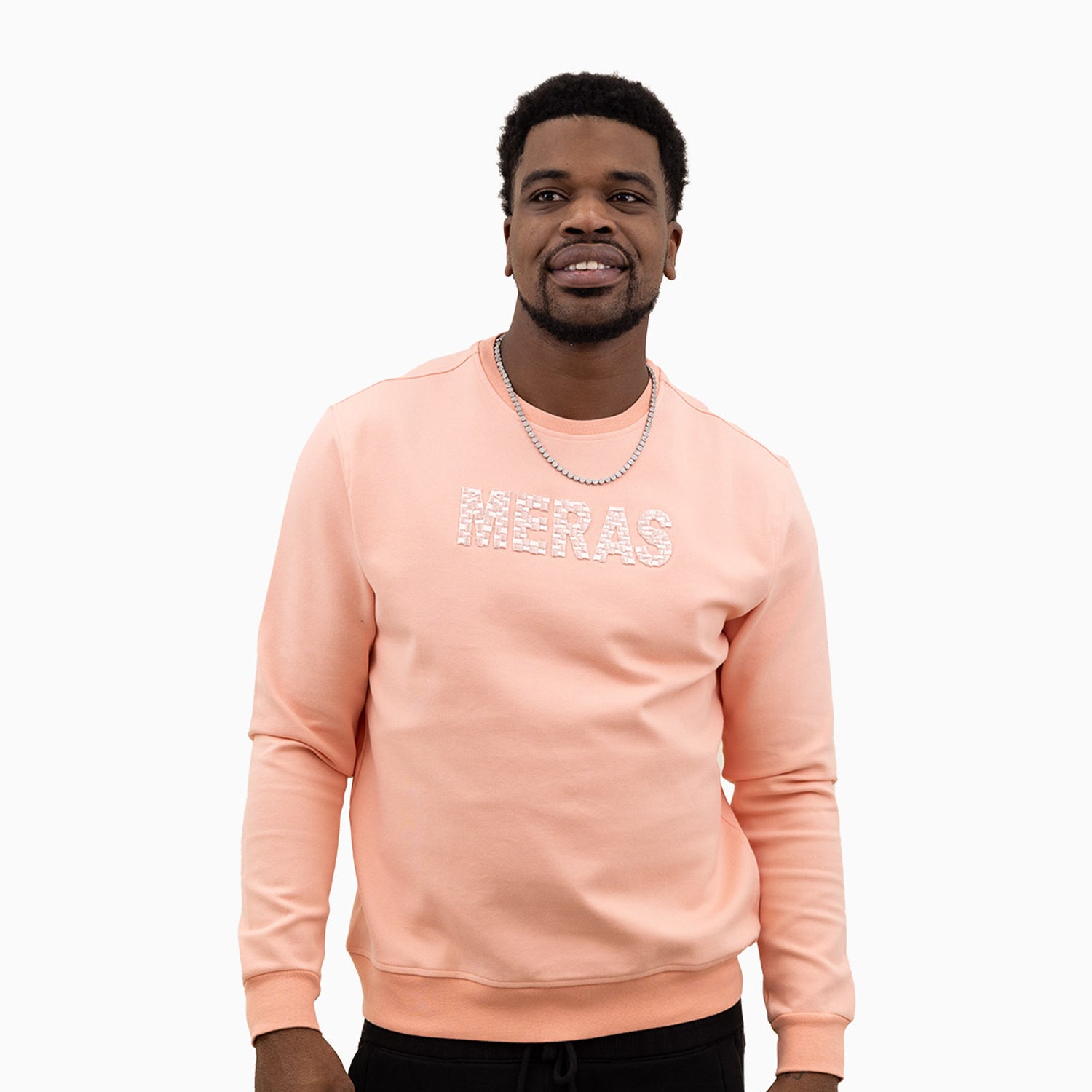 meras-mens-classic-logo-crew-neck-sweatshirt-mc2310-peach