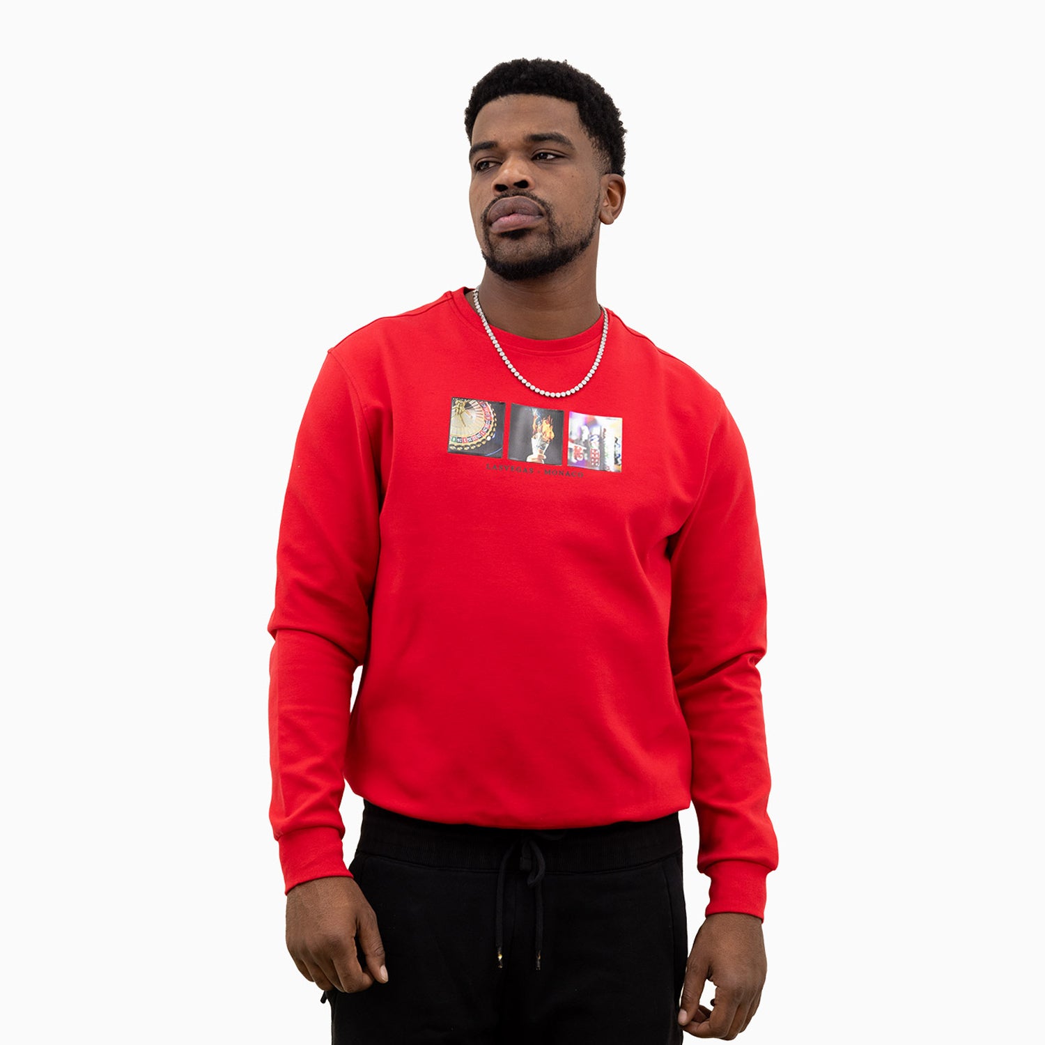 meras-mens-crew-neck-sweatshirt-mc2309-red