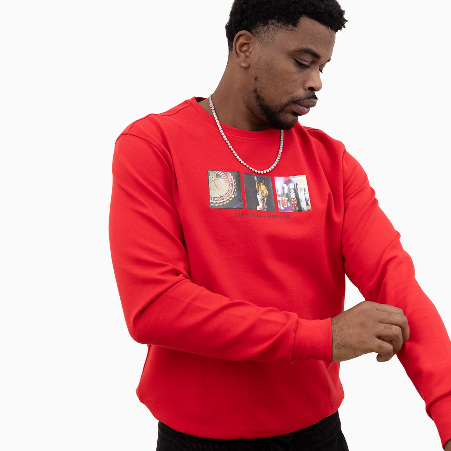 meras-mens-crew-neck-sweatshirt-mc2309-red