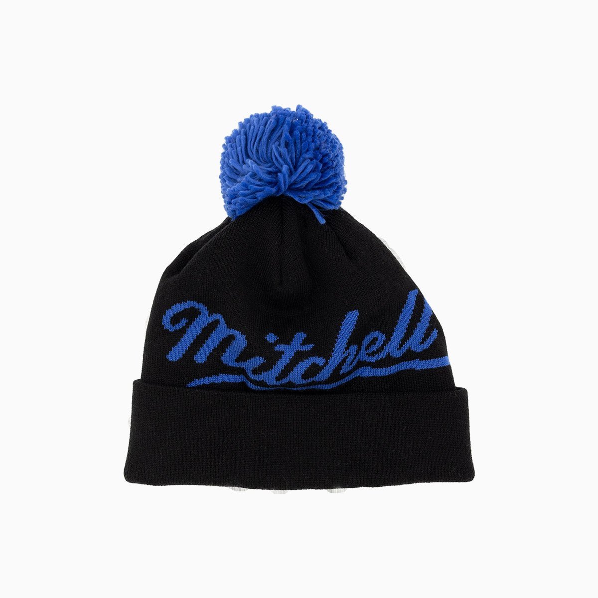Mitchel & Ness Pom Beanie Knit Hat Mitchell & Ness - Tops and Bottoms USA