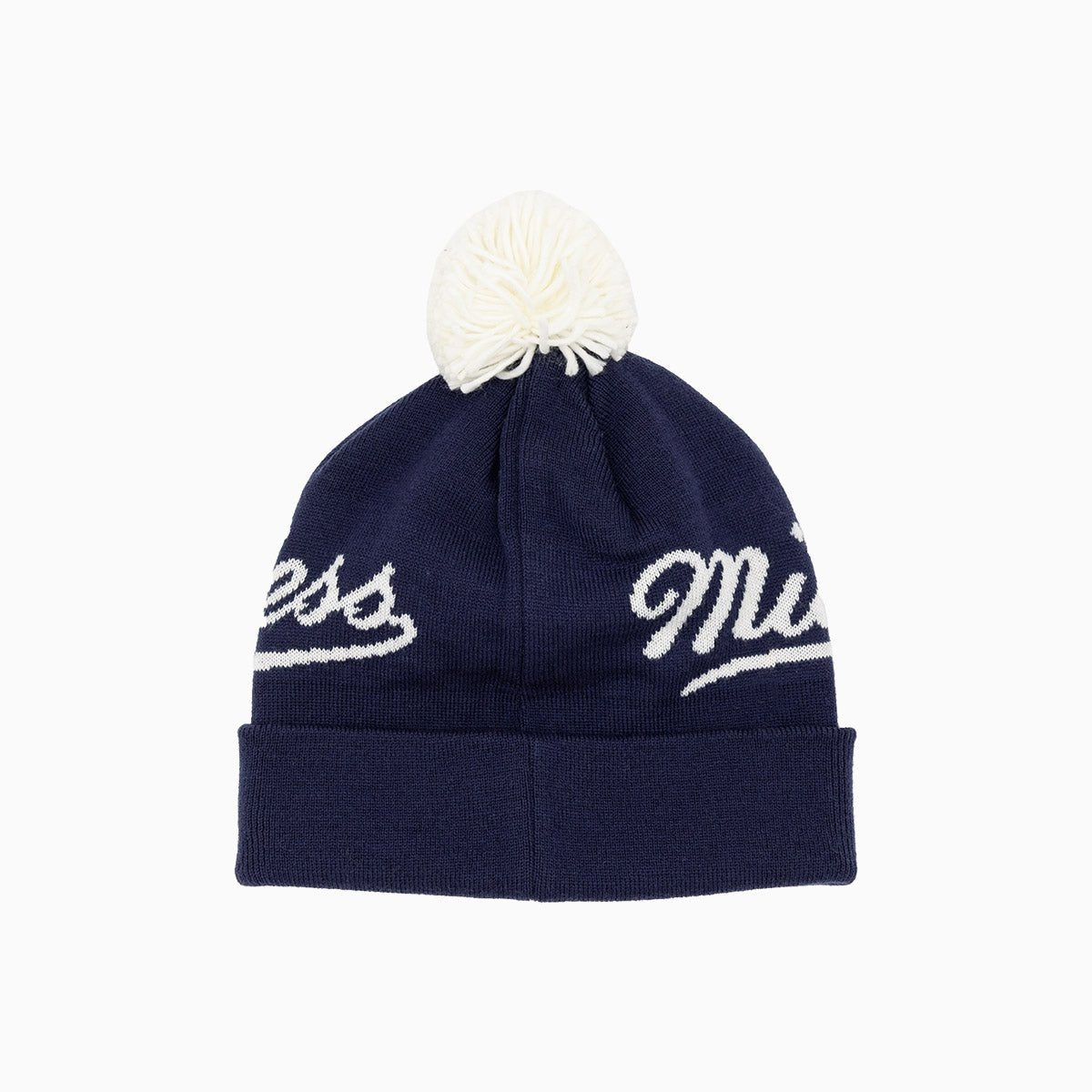 Mitchel & Ness Pom Beanie Knit Hat