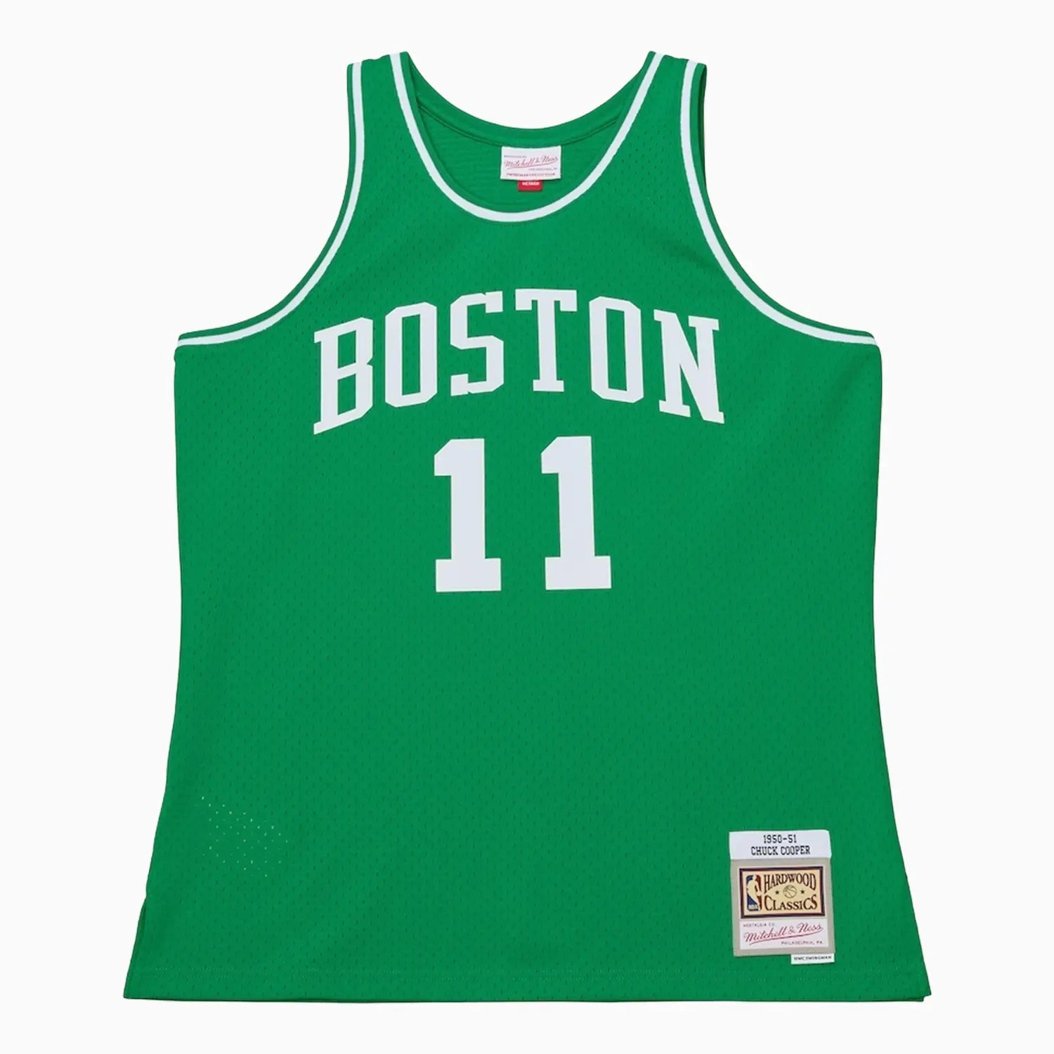Swingman Chuck Cooper Boston Celtics NBA 1950-51 Kelly Green Pioneers Jersey