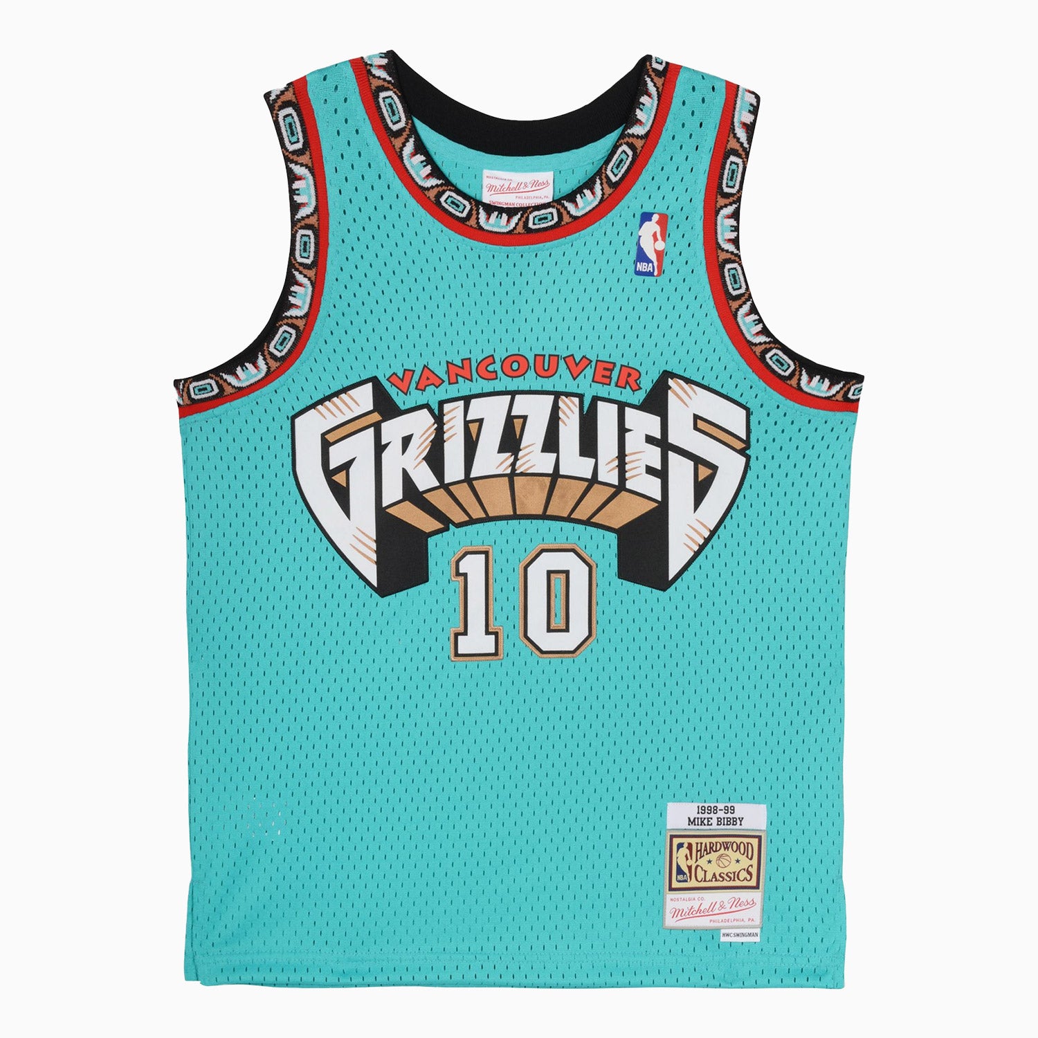 Mitchell Ness Swingman Mike Bibby Vancouver Grizzlies NBA Jersey