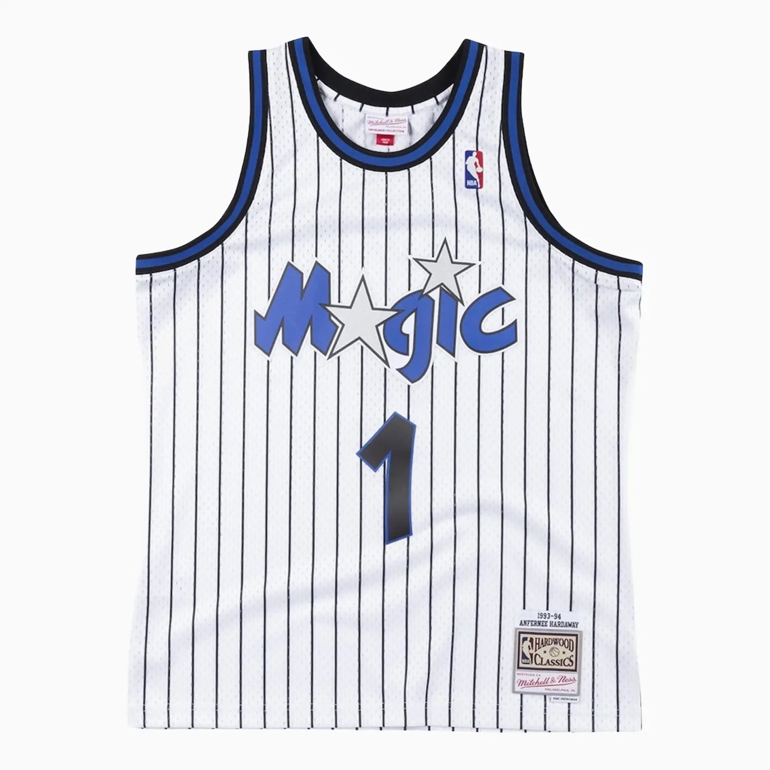 Swingman Penny Hardaway Orlando Magic NBA 1993-94 White Jersey
