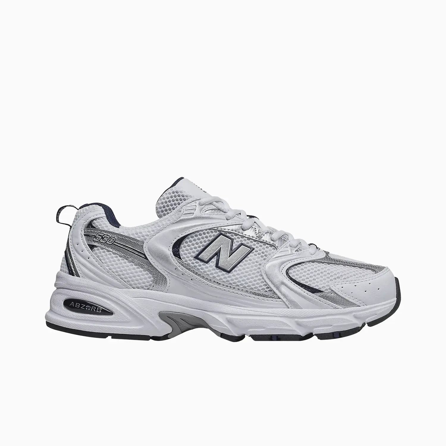 靴 newbalance530: White with natural indigo New Balance 530 White Natural Indigo