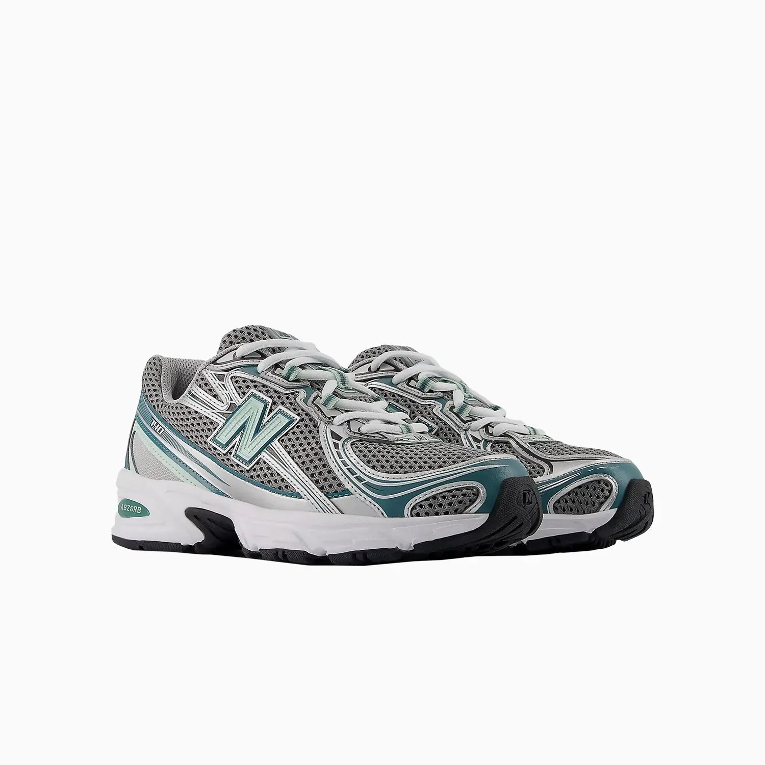 740 "Silver Metallic New Spruce" New Balance - Tops and Bottoms USA