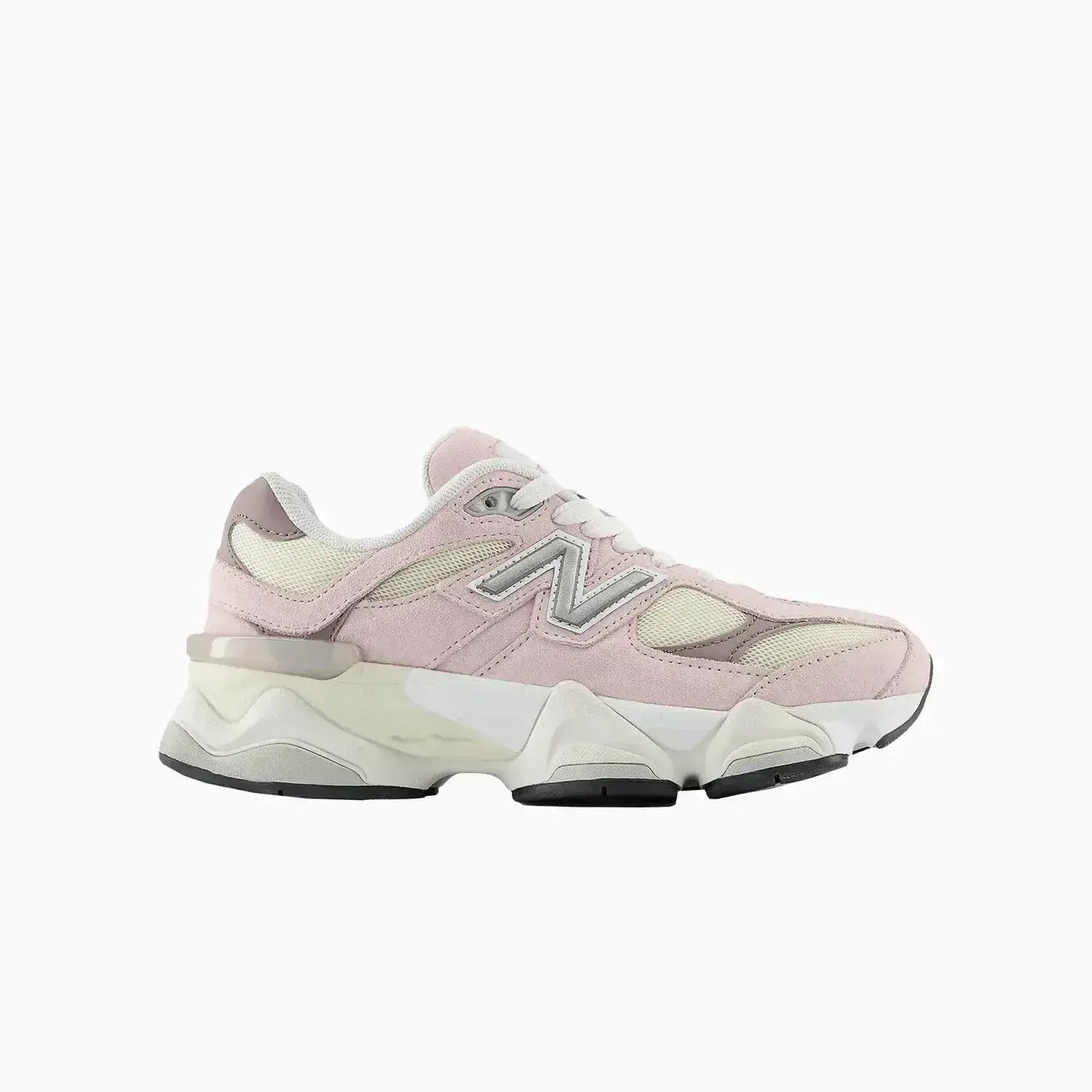 New Balance 9060 Grade School Girls Pink Grey Shoes Size 7