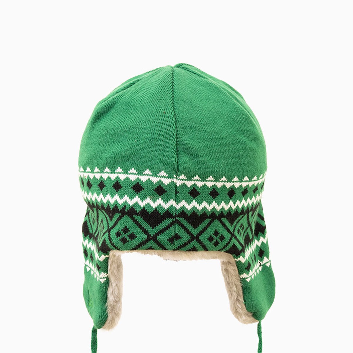 Boston Celtics NBA Trapper Knit Cuff Beanie Hat New Era - Tops and Bottoms USA