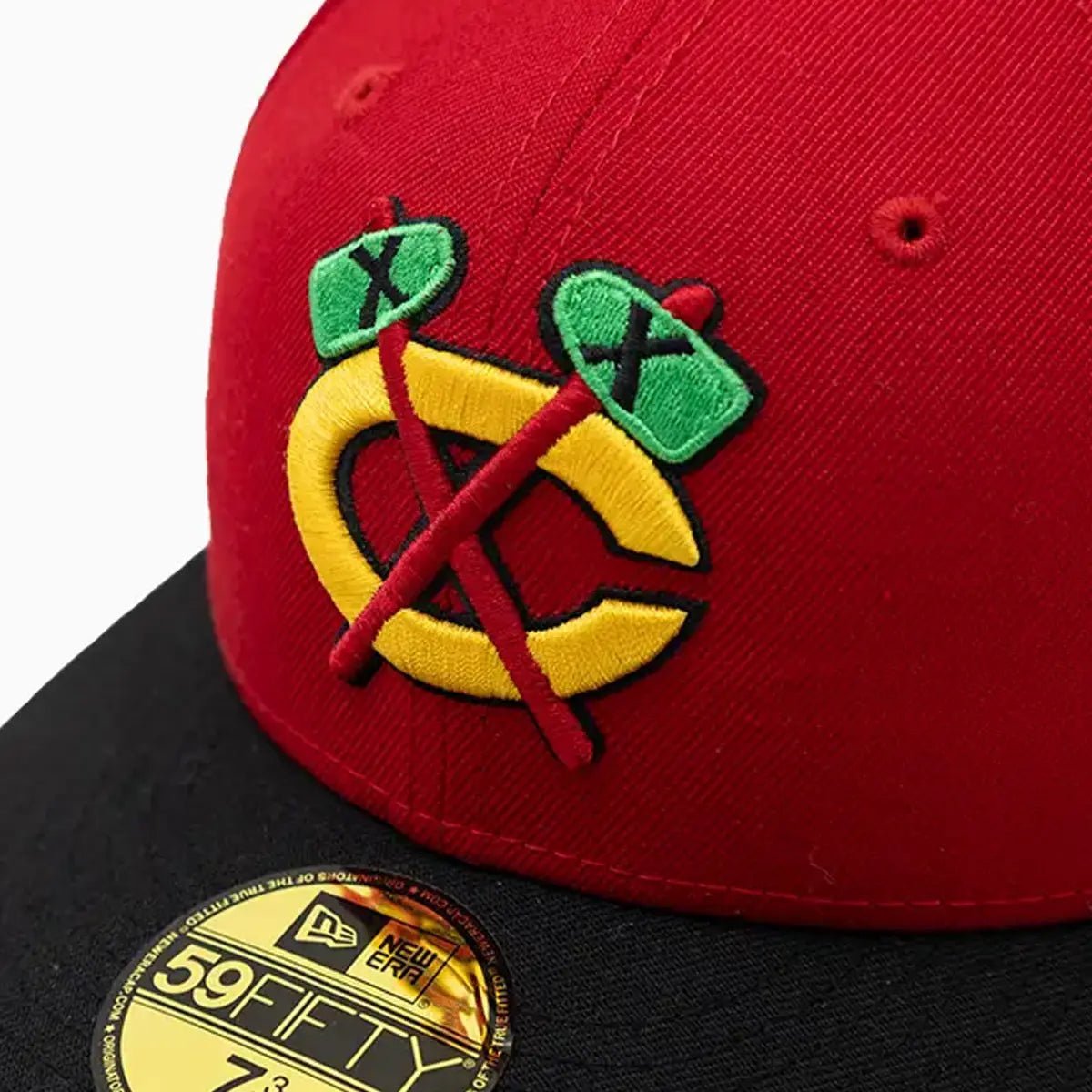 Chicago Blackhawks NHL 59FIFTY Fitted Hat New Era - Tops and Bottoms USA