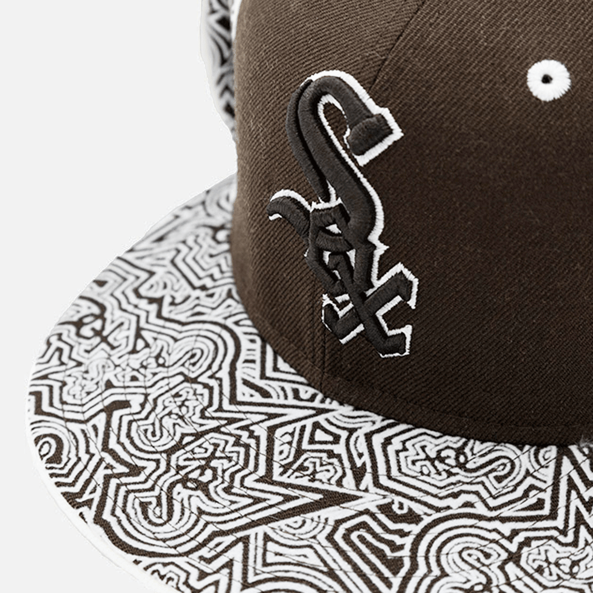 Chicago White Sox MLB Dog Ear 59FIFTY Fitted Hat New Era - Tops and Bottoms USA