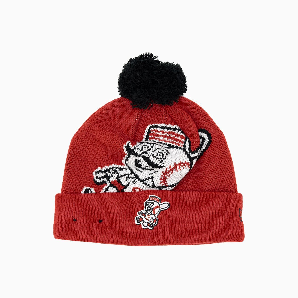 Cincinnati Reds MLB Beanie Knit Hat New Era - Tops and Bottoms USA