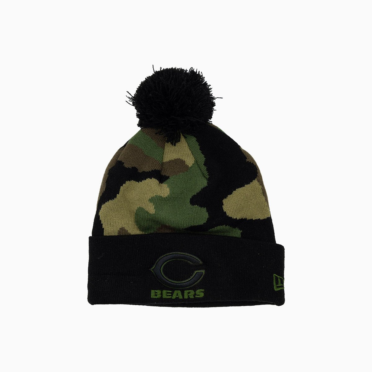 Chicago Bears NFL Pom Beanie Knit Hat New Era - Tops and Bottoms USA