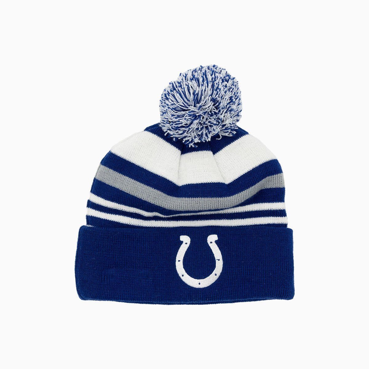 Indianapolis Colts NFL Pom Beanie Knit Hat New Era - Tops and Bottoms USA