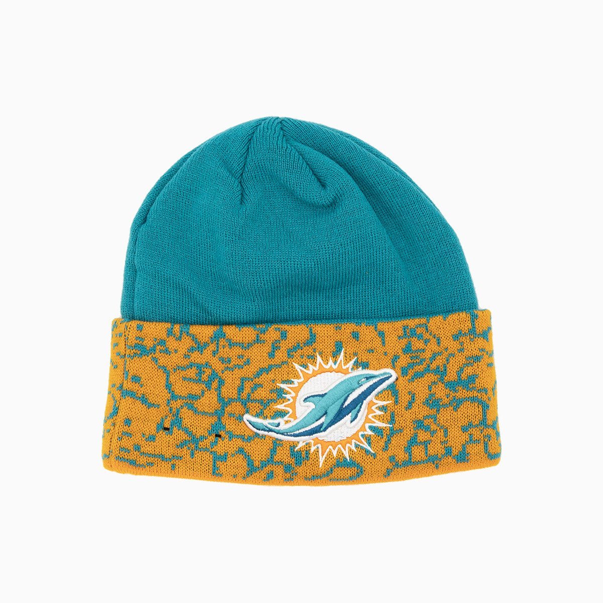 Miami Dolphins NFL Beanie Knit Hat New Era - Tops and Bottoms USA