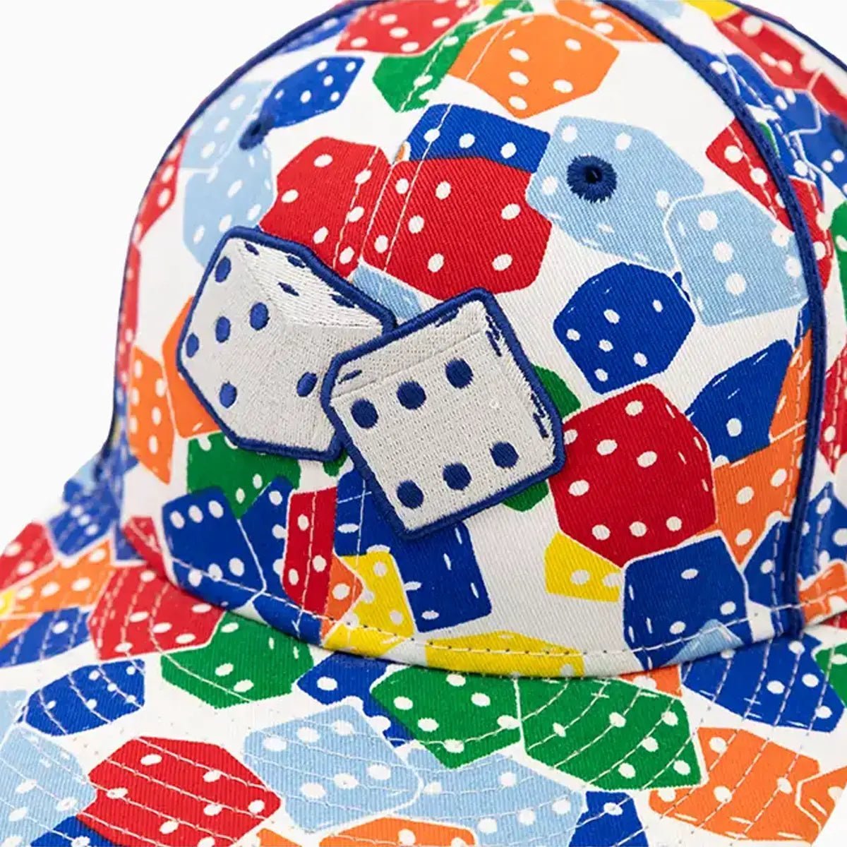 Multi Vintage Dice Gambling 59Fifty Fitted Hat New Era - Tops and Bottoms USA