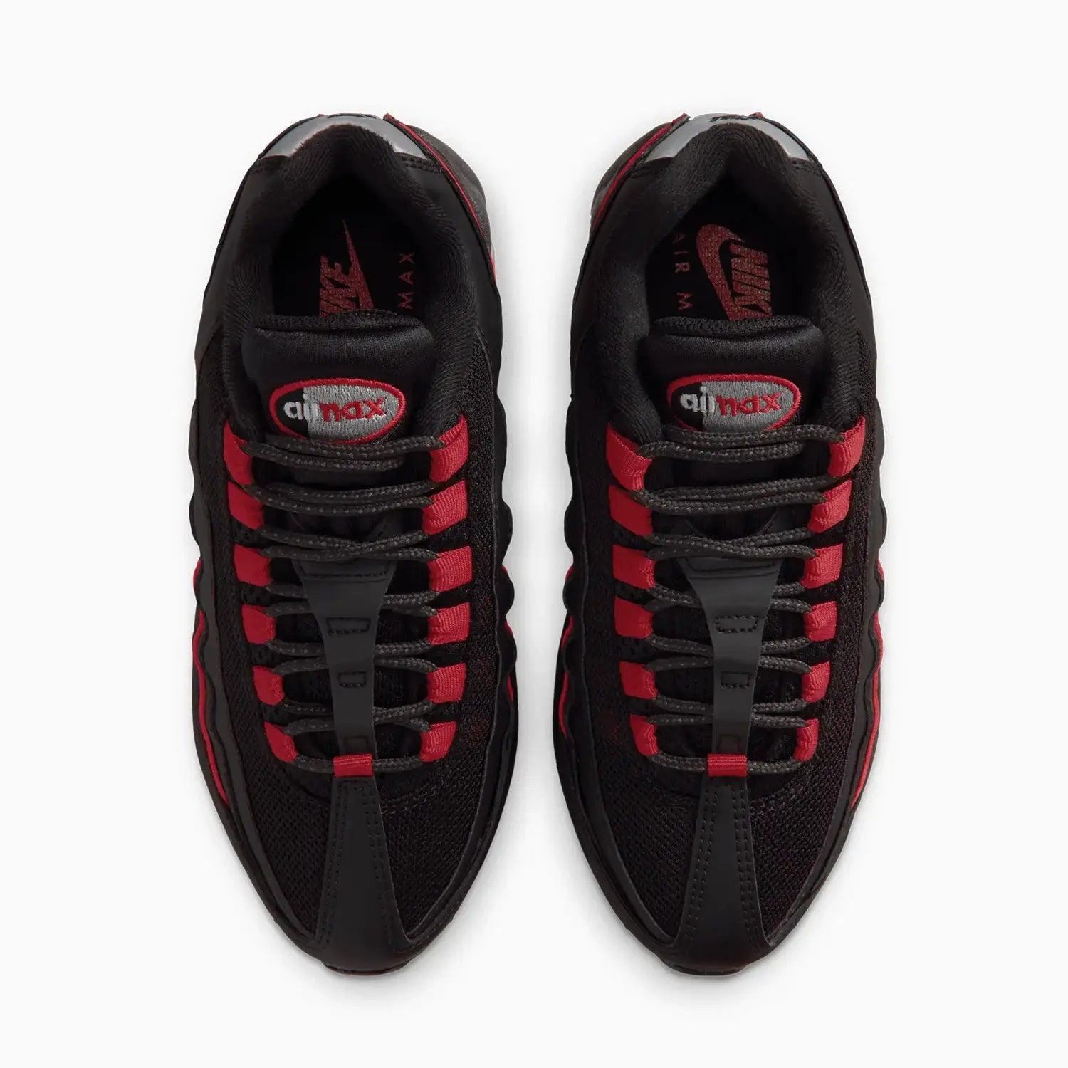 Kid's Air Max 95 "Black Team Crimson" Grade School