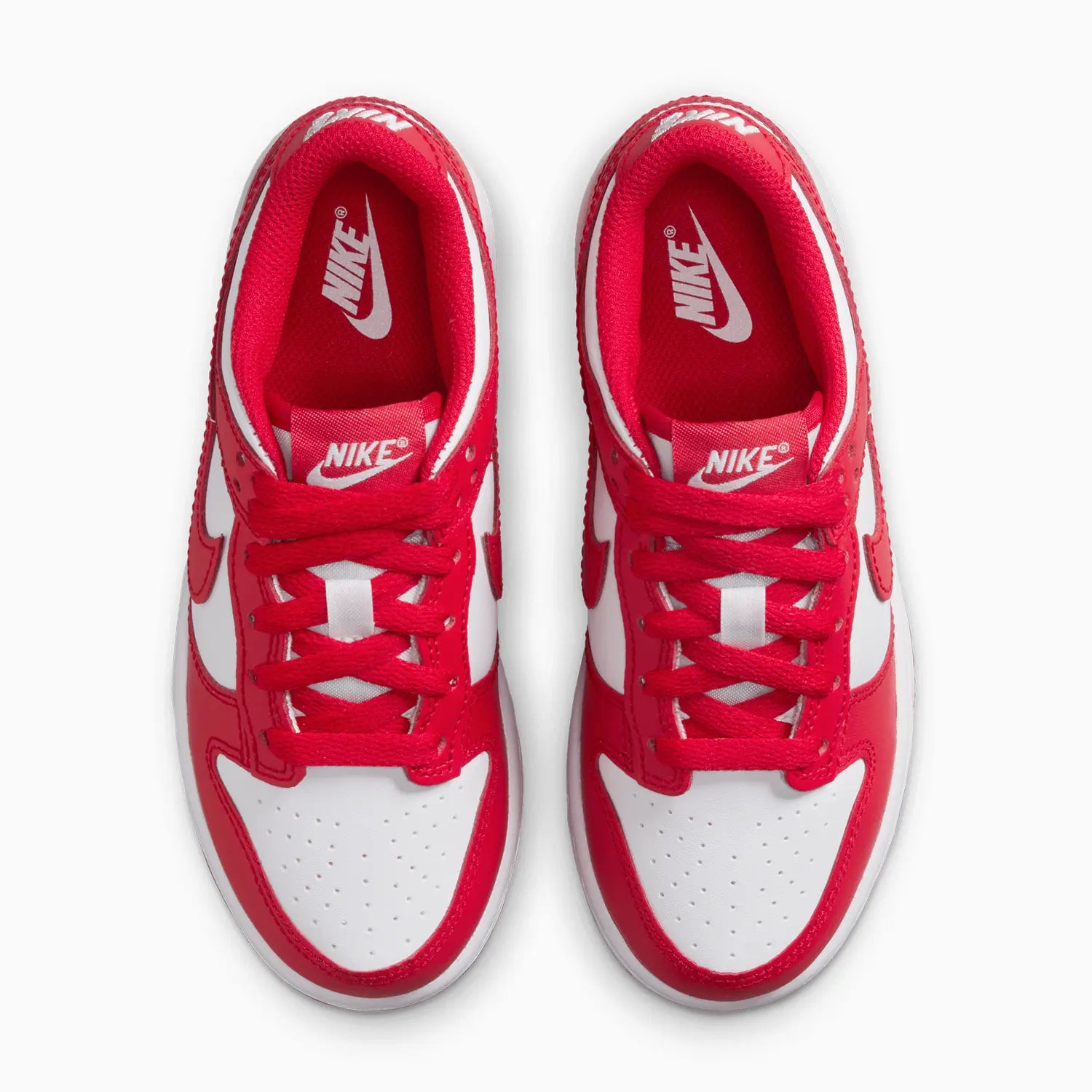 Kid's Dunk Low "White University Red" Pre School Nike - Tops and Bottoms USA