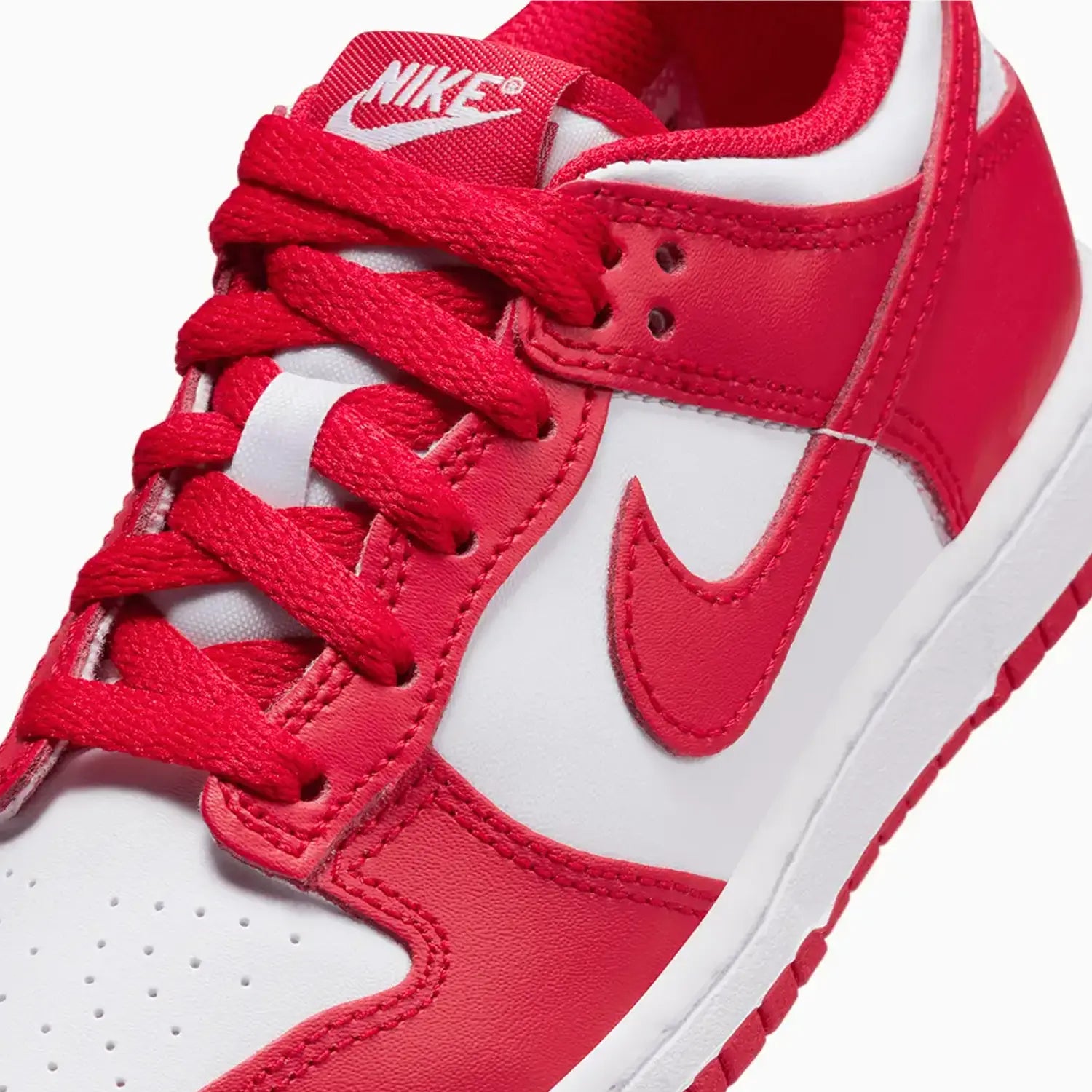 Kid's Dunk Low "White University Red" Pre School Nike - Tops and Bottoms USA