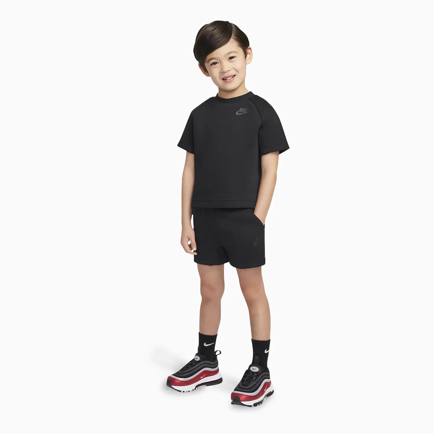 Kid's Sportswear 2 - Piece Knit Shorts Set Nike - Tops and Bottoms USA