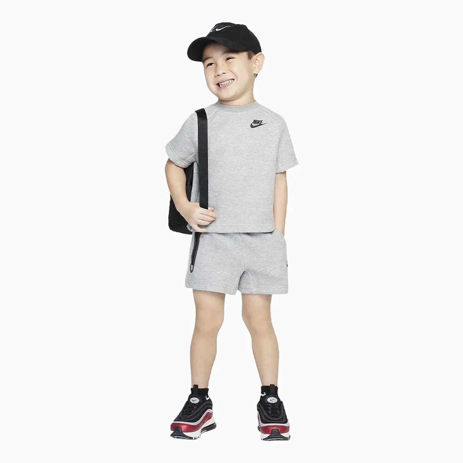 Kid's Sportswear 2 - Piece Knit Shorts Set Nike - Tops and Bottoms USA