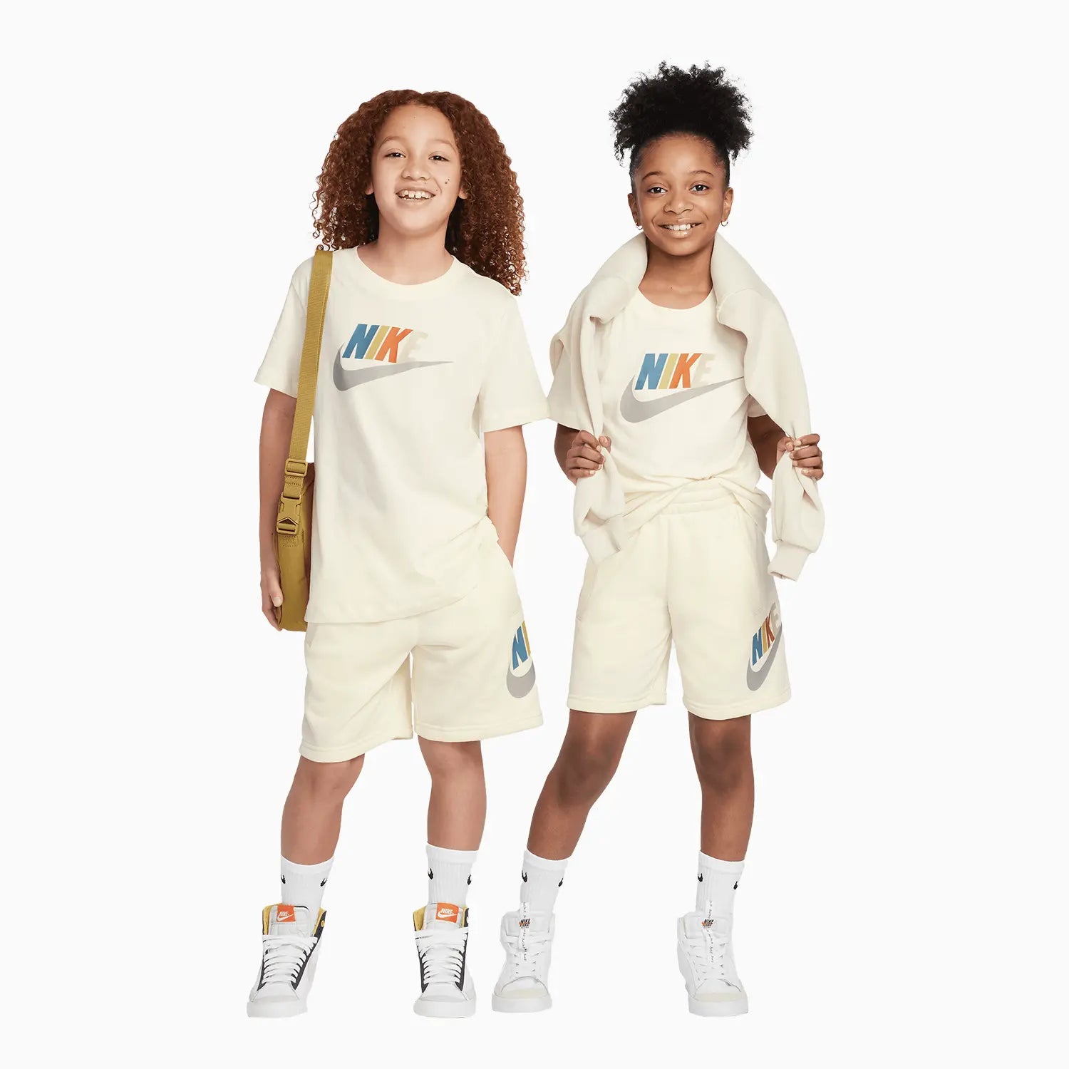 Kid's Sportswear T-Shirt And Shorts Outfit Nike - Tops and Bottoms USA