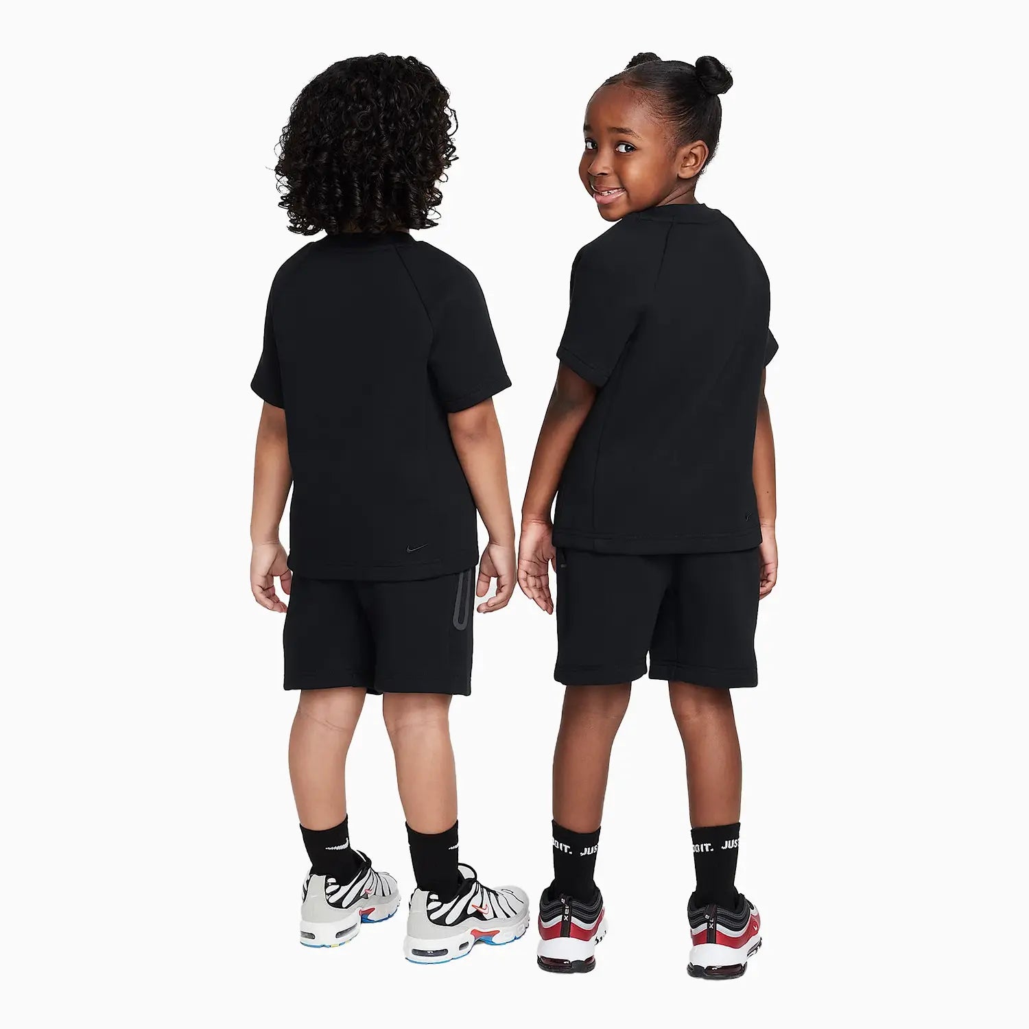 Kid's Sportswear Tech Fleece 2 - Piece Knit Shorts Set Nike - Tops and Bottoms USA