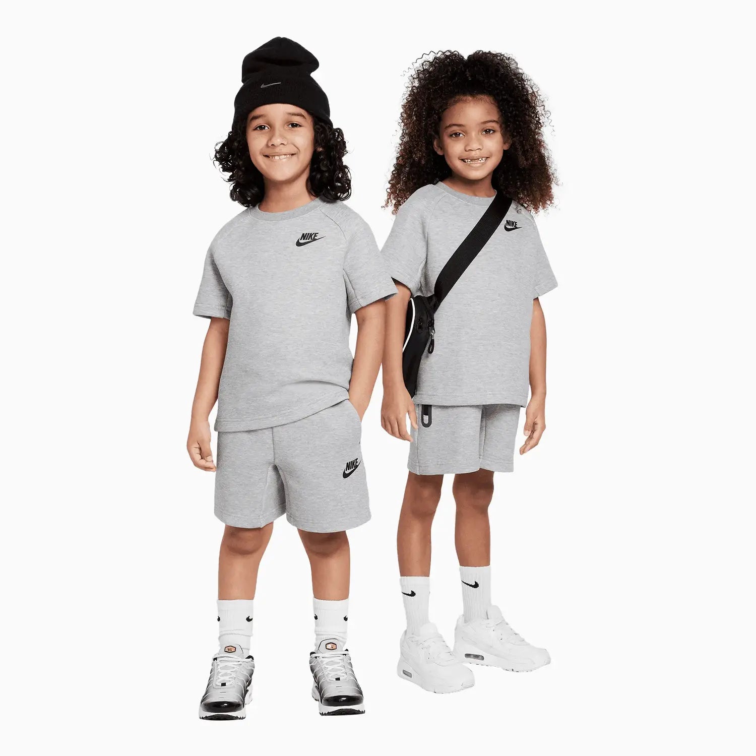 Kid's Sportswear Tech Fleece 2 - Piece Knit Shorts Set Nike - Tops and Bottoms USA