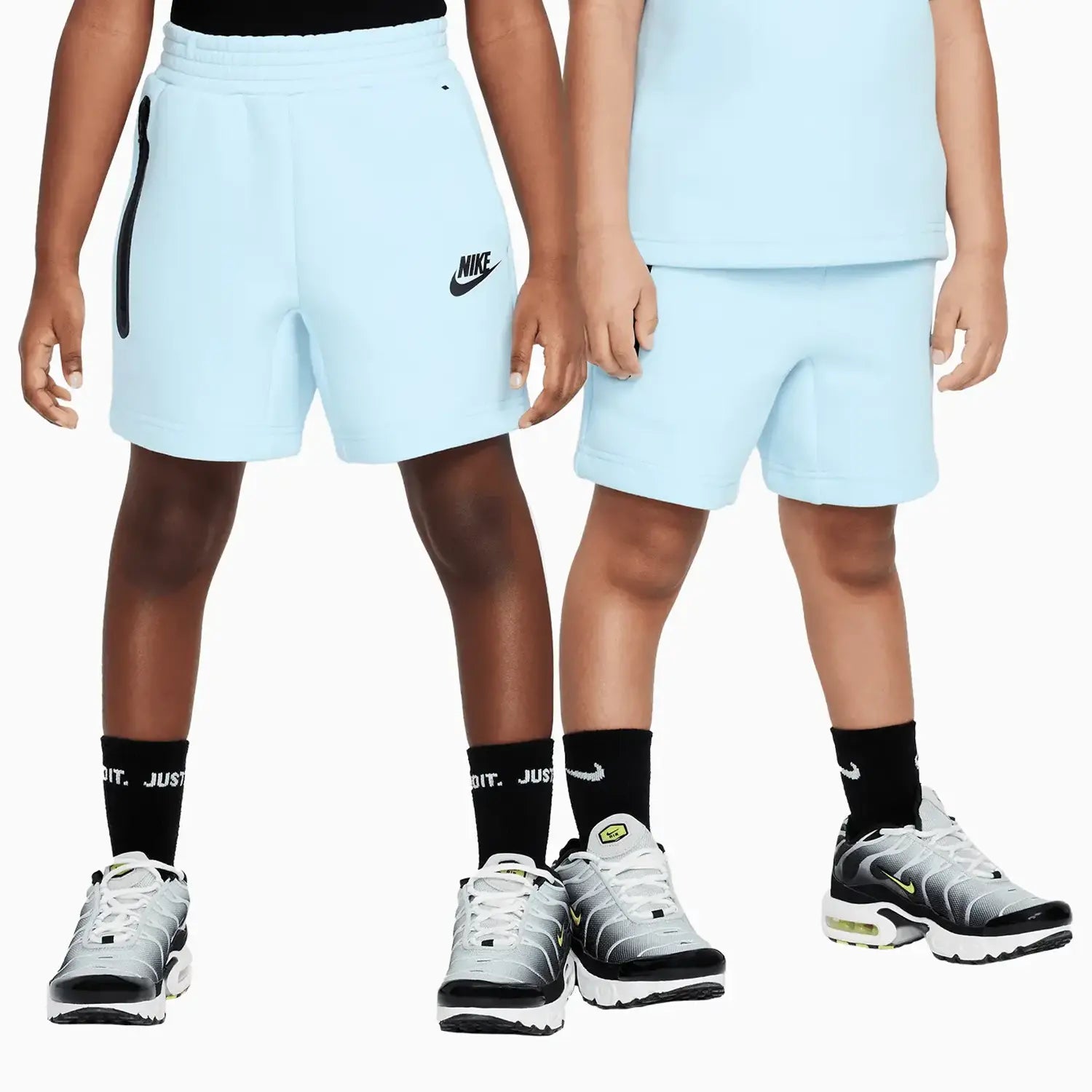 Kid's Sportswear Tech Fleece 2 - Piece Knit Shorts Set Nike - Tops and Bottoms USA