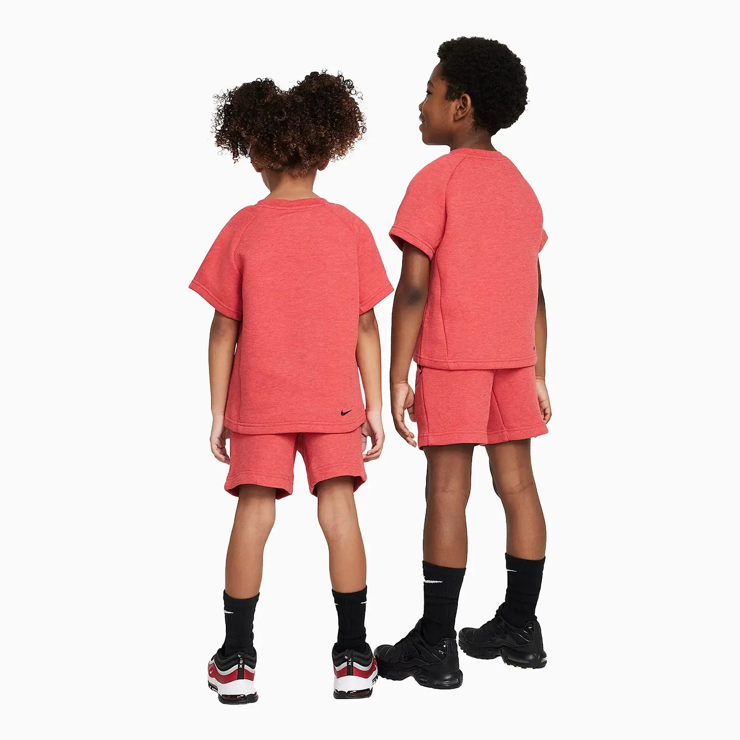 Kid's Sportswear Tech Fleece 2 - Piece Knit Shorts Set Nike - Tops and Bottoms USA