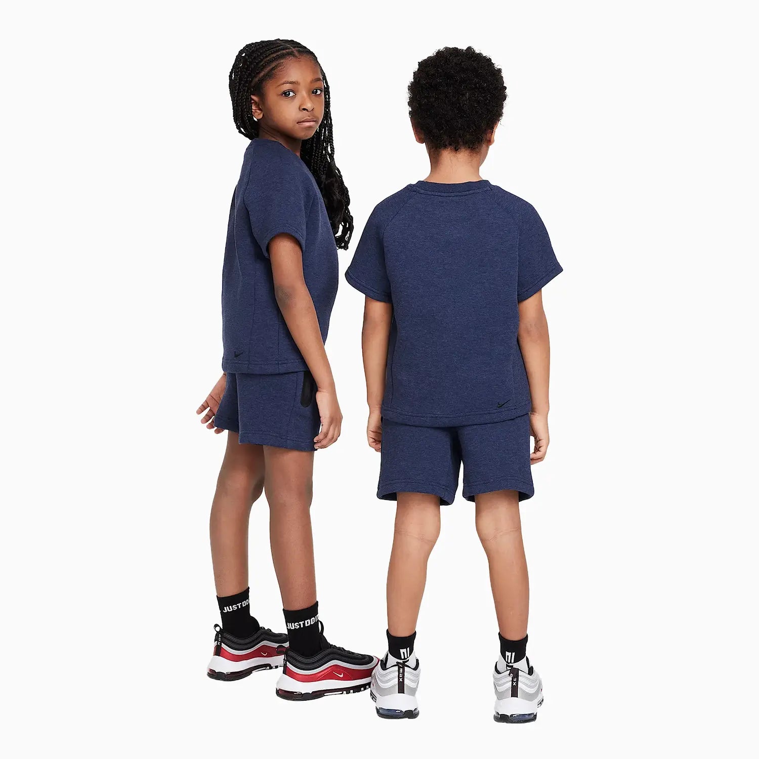Kid's Sportswear Tech Fleece 2 - Piece Knit Shorts Set Nike - Tops and Bottoms USA