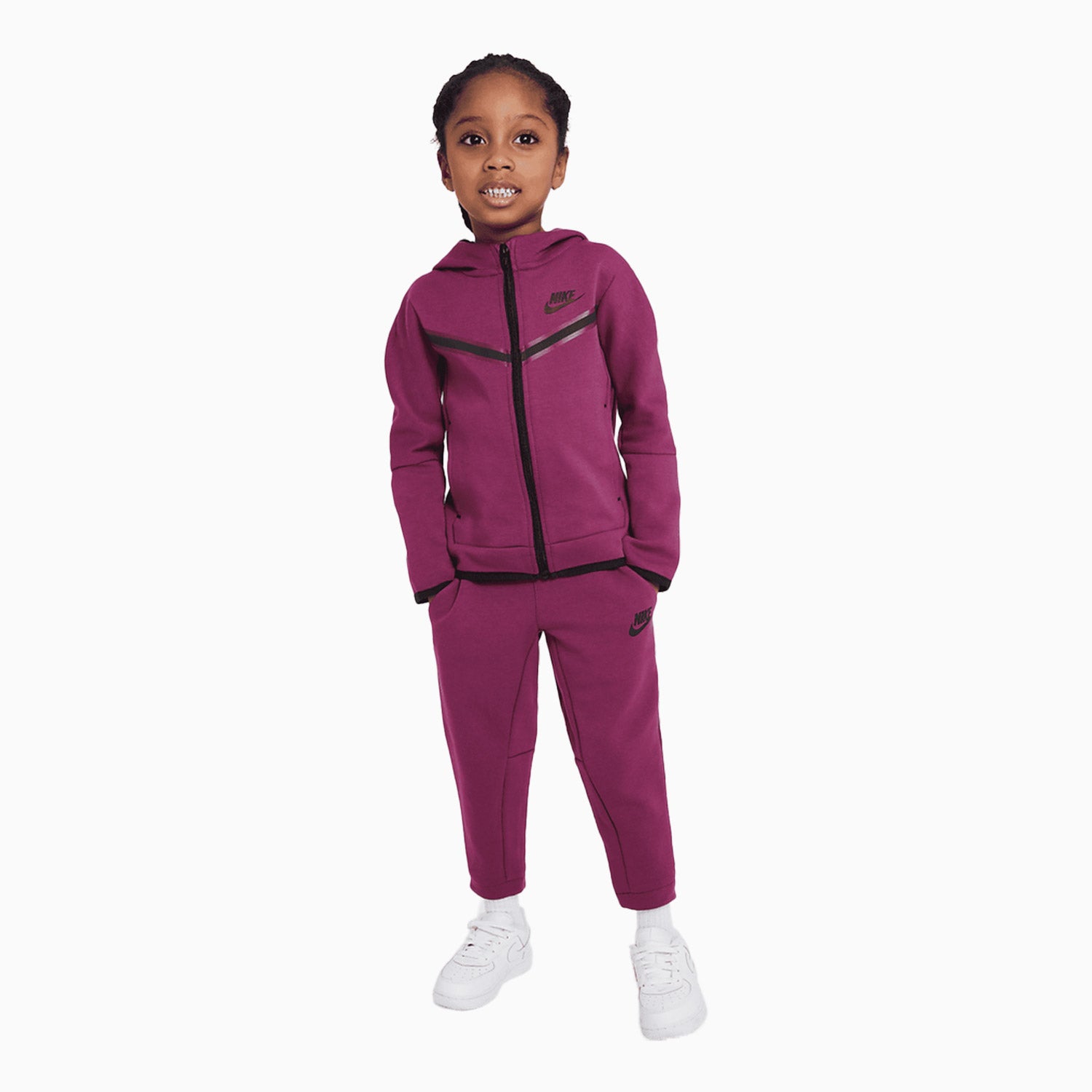 Nike Sportswear Tech Fleece Toddler Zip Hoodie and Pants Set