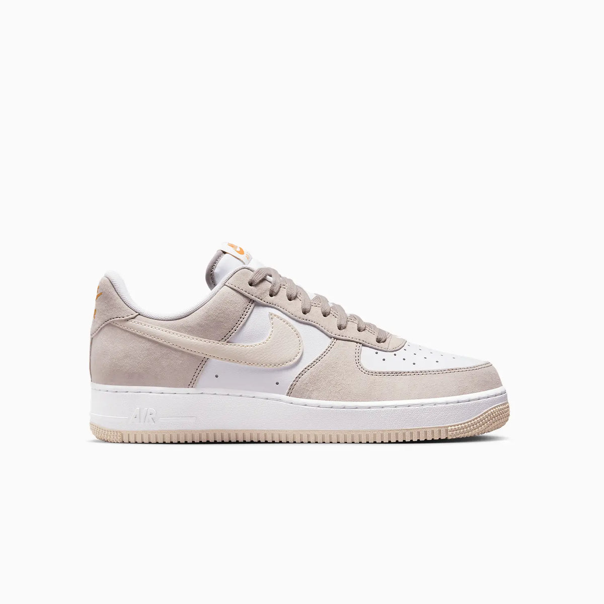 Nike Men\'s Grey and Brown Trainers Amazon.com | Air Force 1 Low College Grey Light Orewood  main image 3