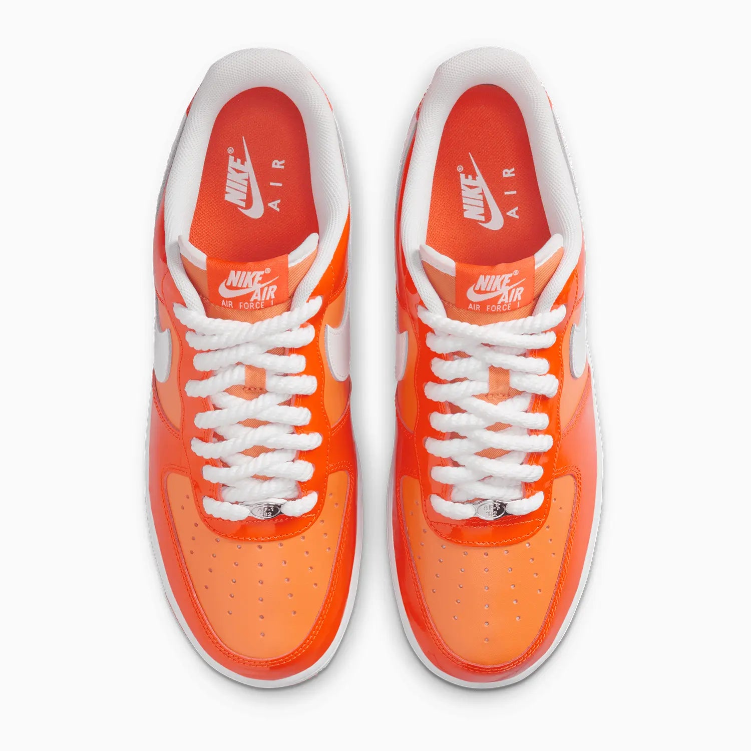 Men's Air Force 1 07 LV8 "Orange White Patent"
