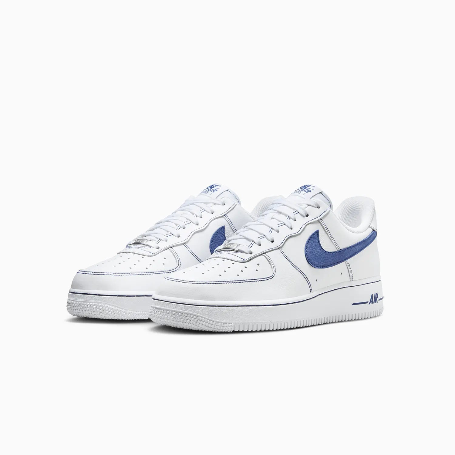 Men's Air Force 1 07 LV8 "White Deep Royal Blue" Nike - Tops and Bottoms USA