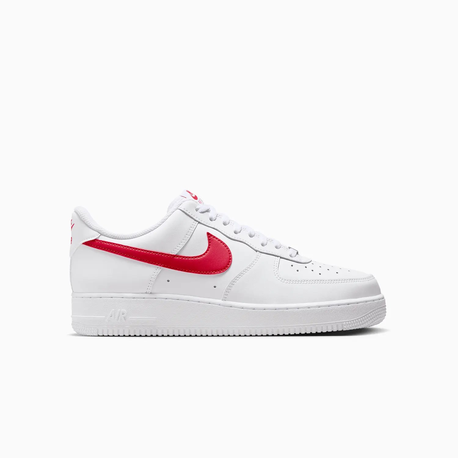 Men's Air Force 1 07 "White University Red" Nike - Tops and Bottoms USA