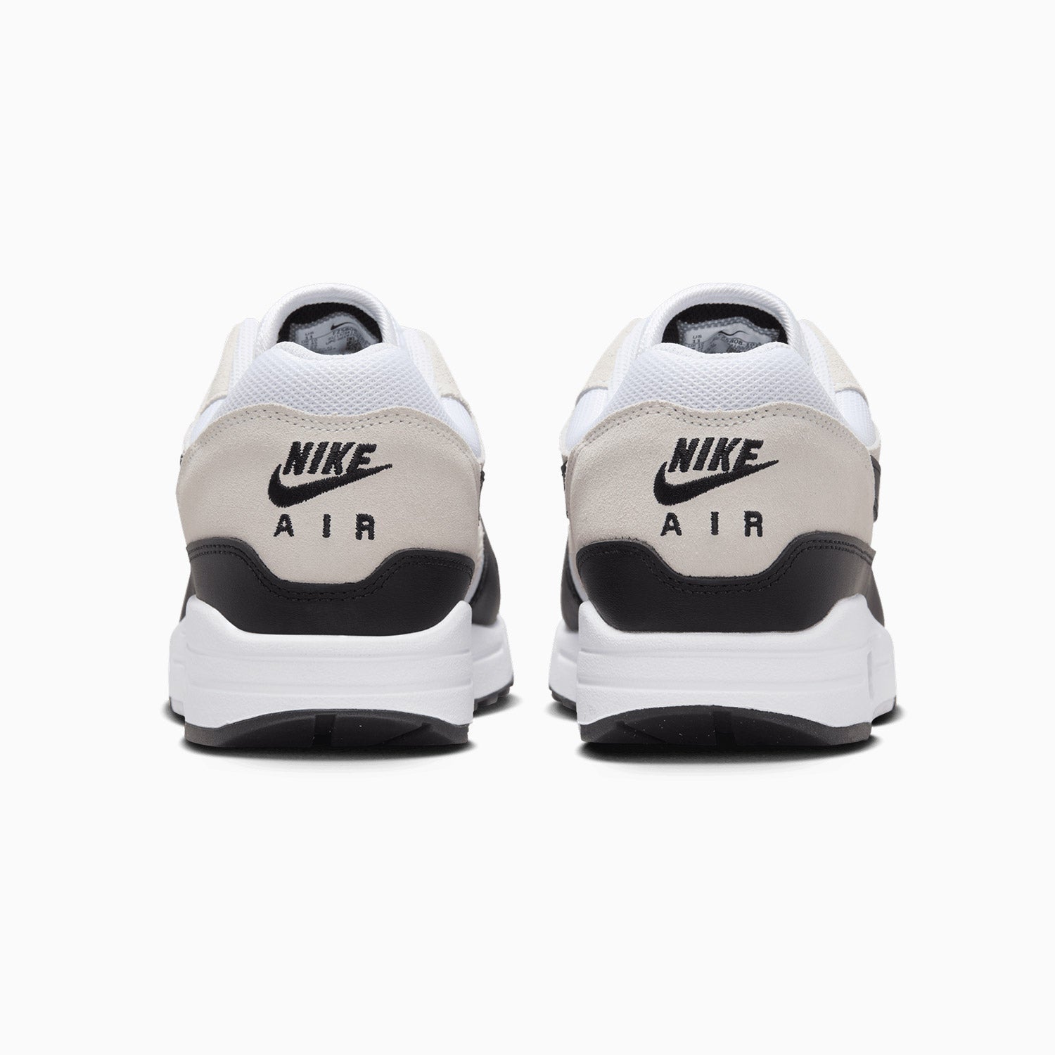 Men's Air Max 1 Ess "White Black" Nike - Tops and Bottoms USA