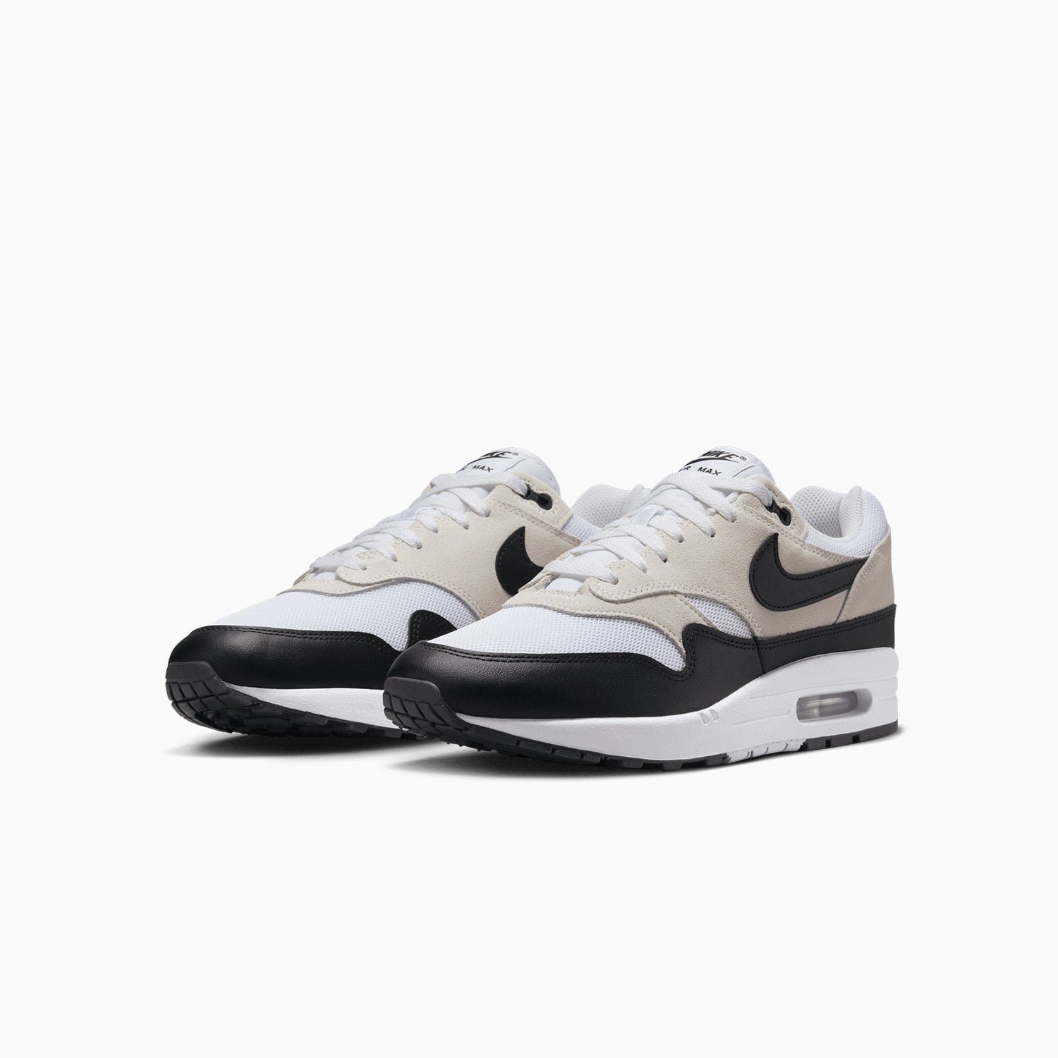 Men's Air Max 1 Ess "White Black" Nike - Tops and Bottoms USA