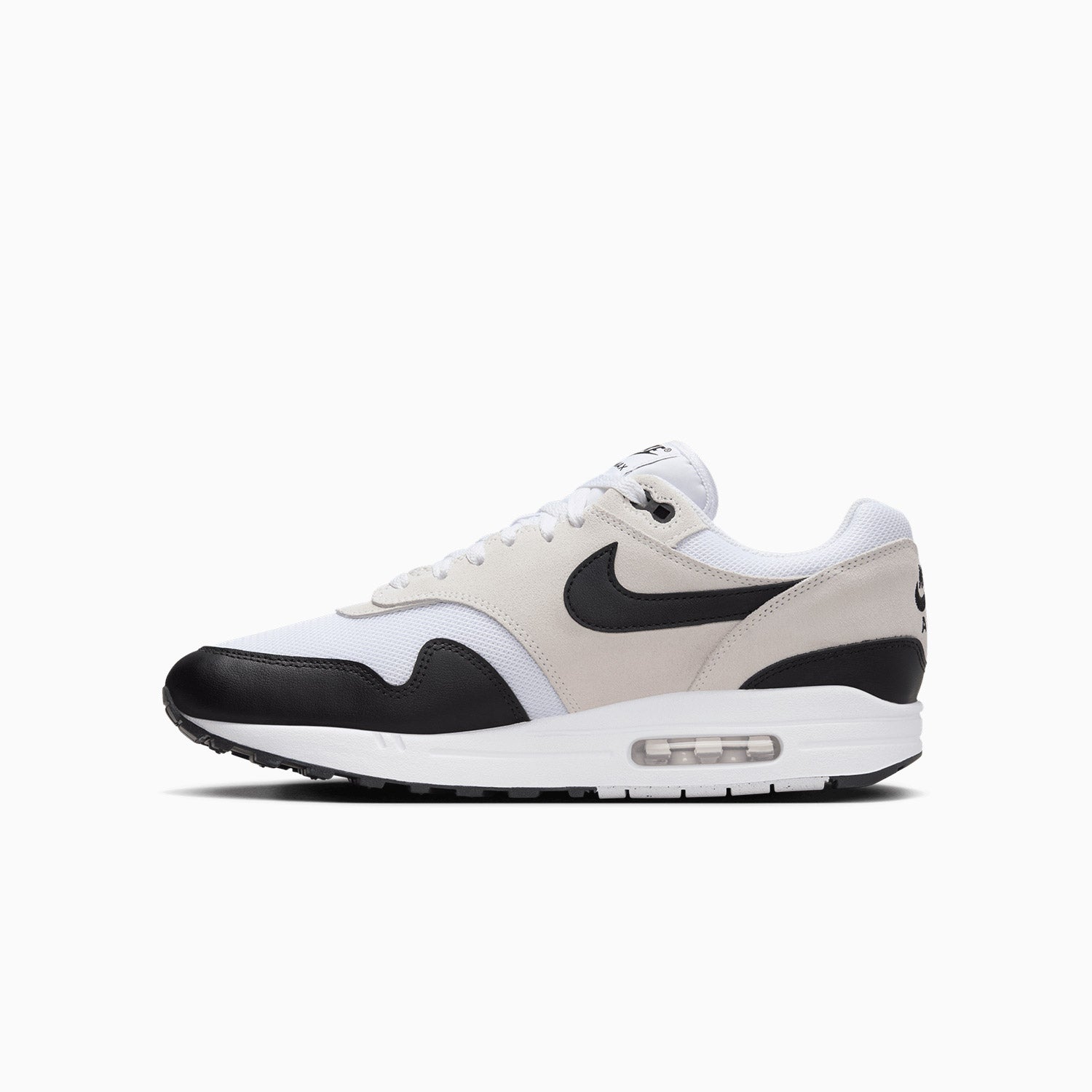 Men's Air Max 1 Ess "White Black" Nike - Tops and Bottoms USA