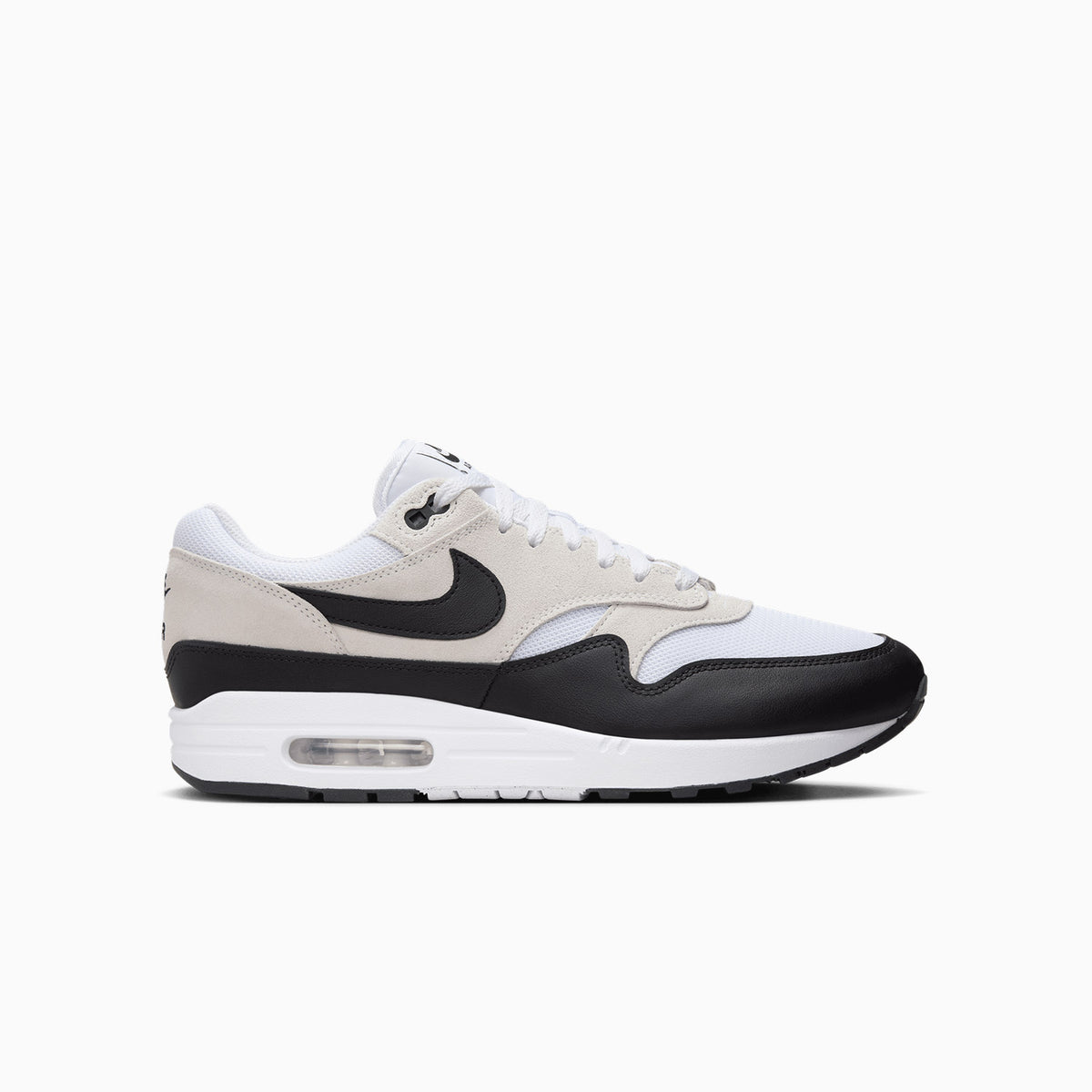 Men's Air Max 1 Ess "White Black" Nike - Tops and Bottoms USA