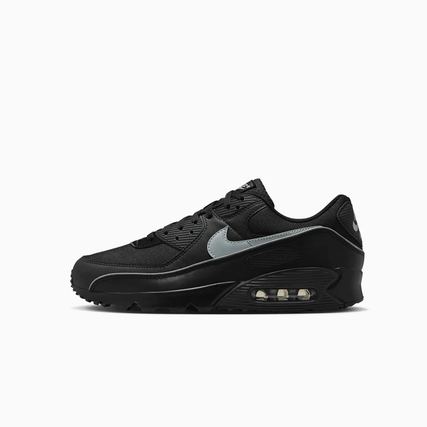 Men's Air Max 90 Premium "Black Reflective" Nike - Tops and Bottoms USA