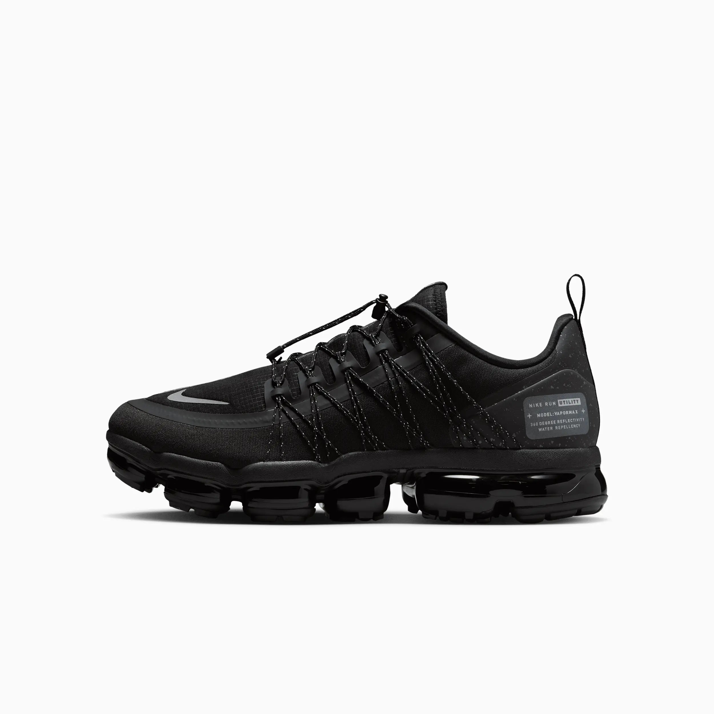 Men's Air Vapormax Run Utility "Black Reflect Silver" Nike - Tops and Bottoms USA