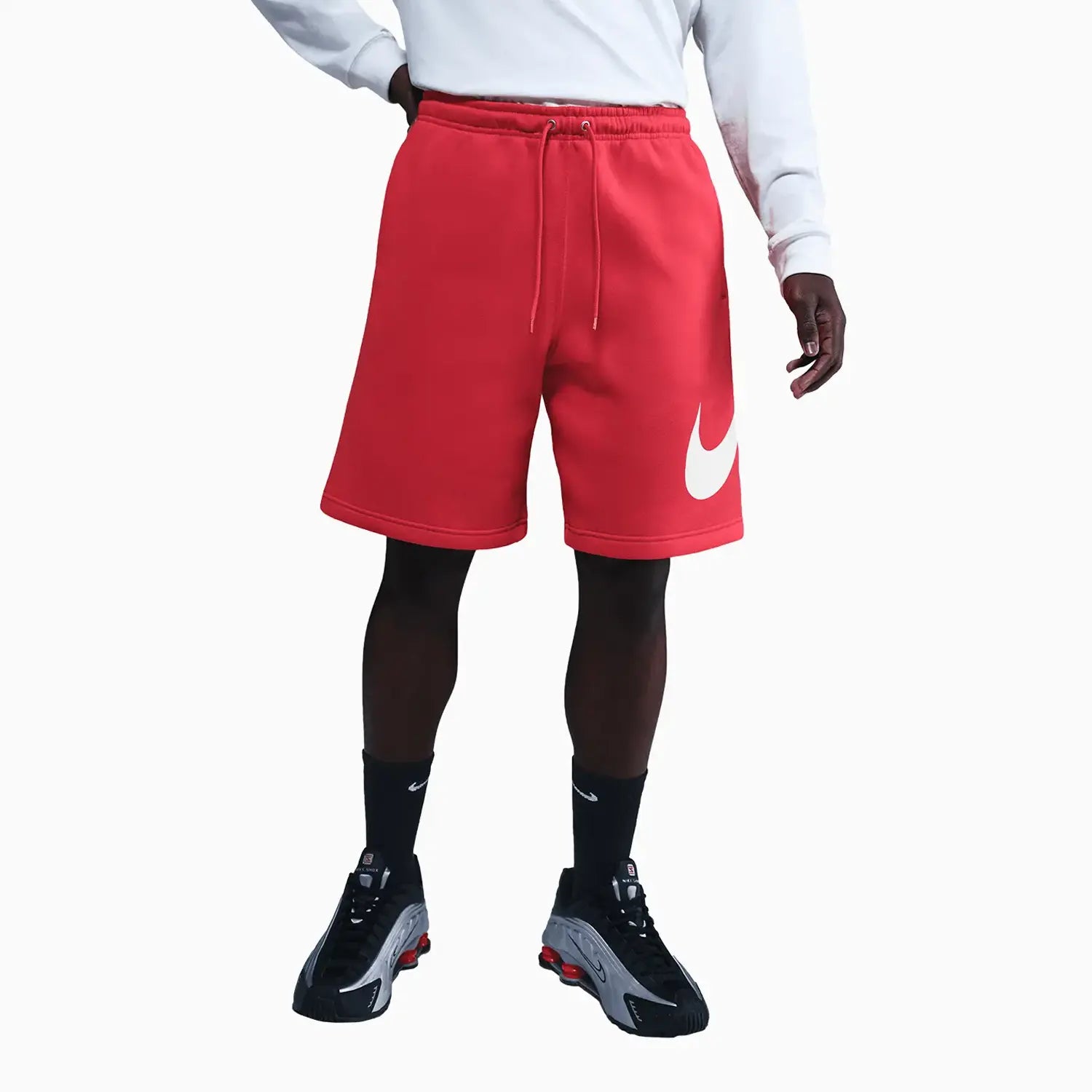 Men's Brushed Club Fleece Shorts Nike - Tops and Bottoms USA