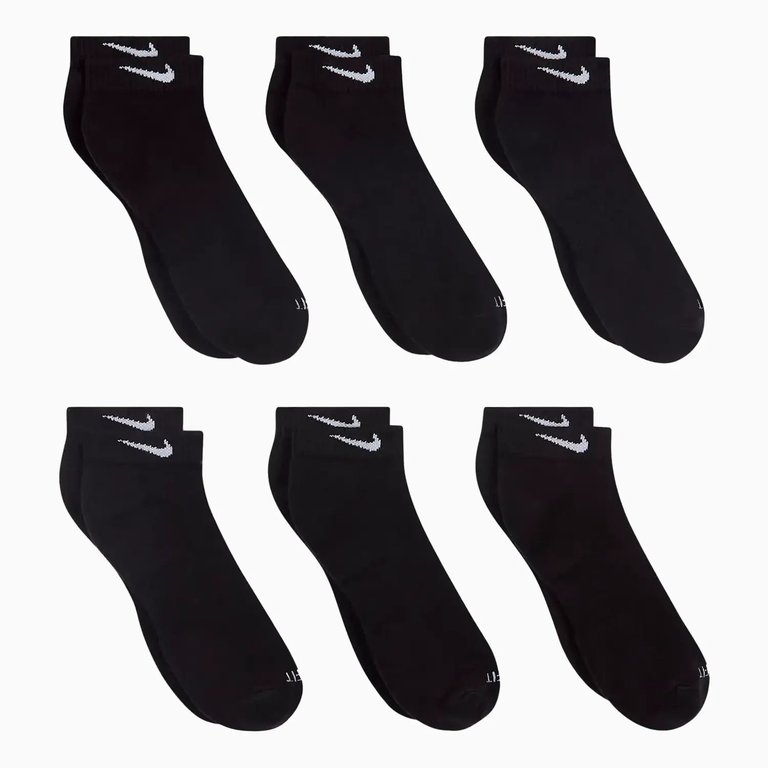 Men's Everyday Plus Dri-Fit Low Socks (6 Pairs)